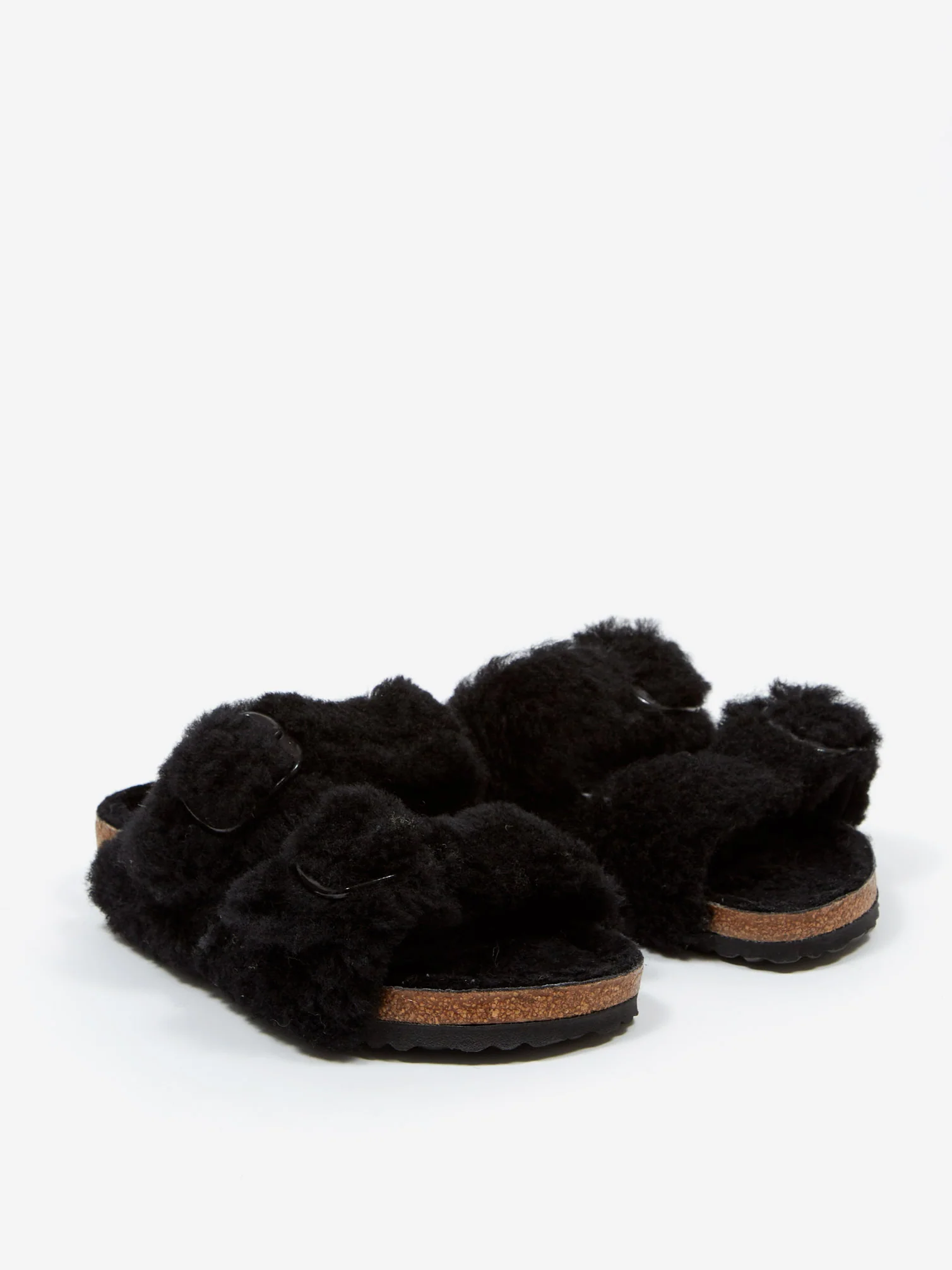 Birkenstock Arizona Big Buckle Shearling Teddy W - Black - Image 2