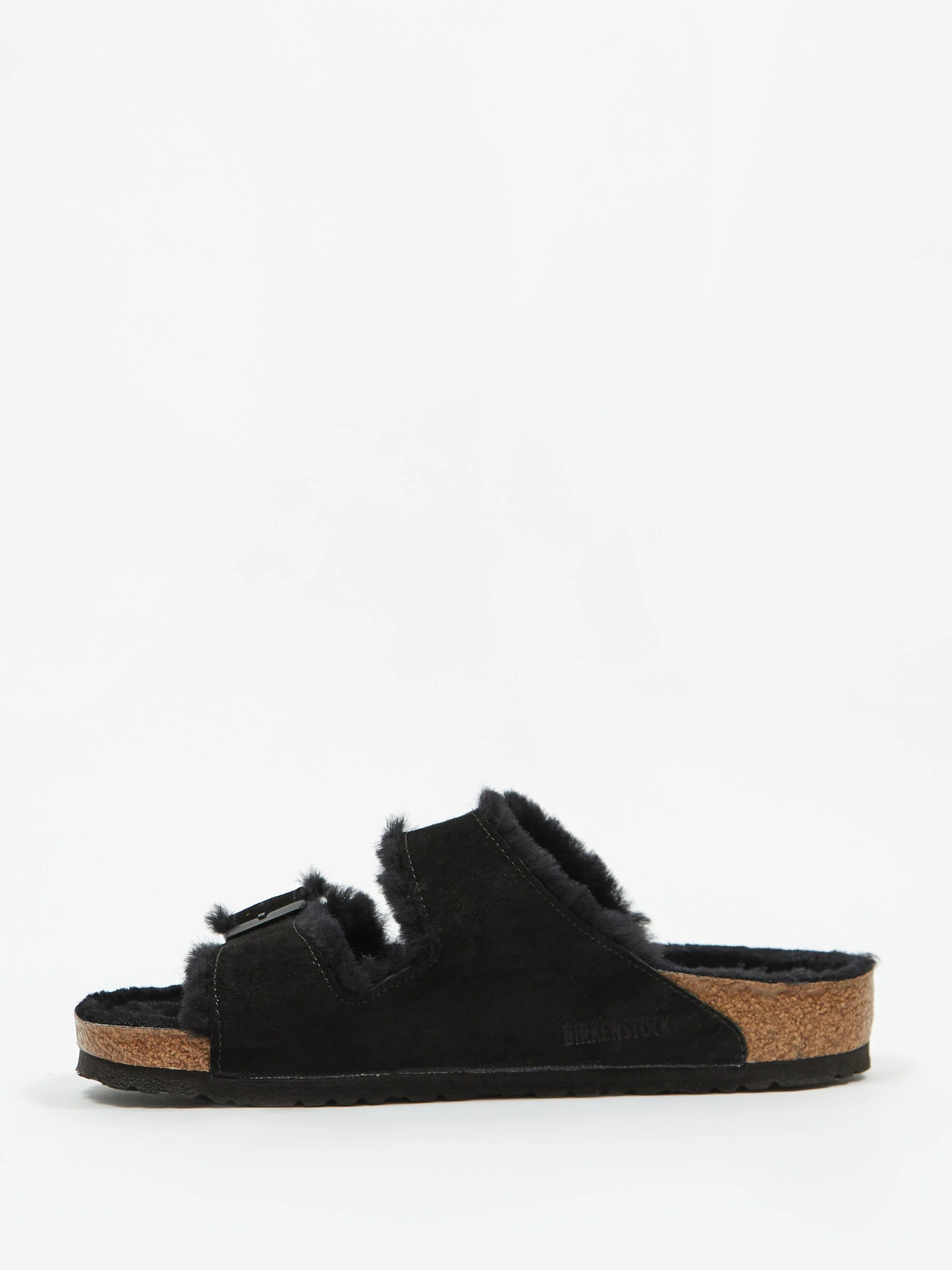 Birkenstock Arizona Fur - Black - Image 4