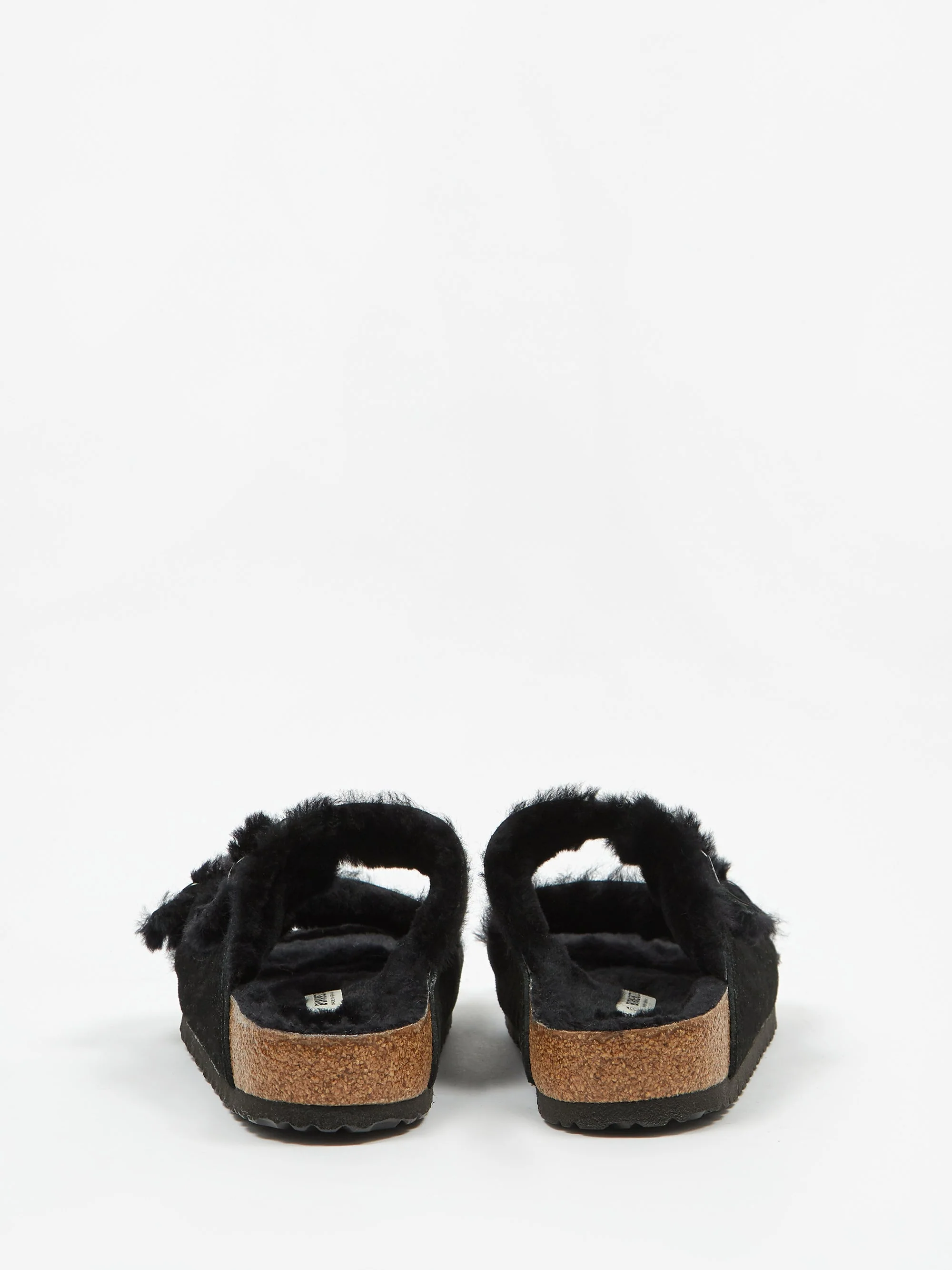 Birkenstock Arizona Fur - Black - Image 5