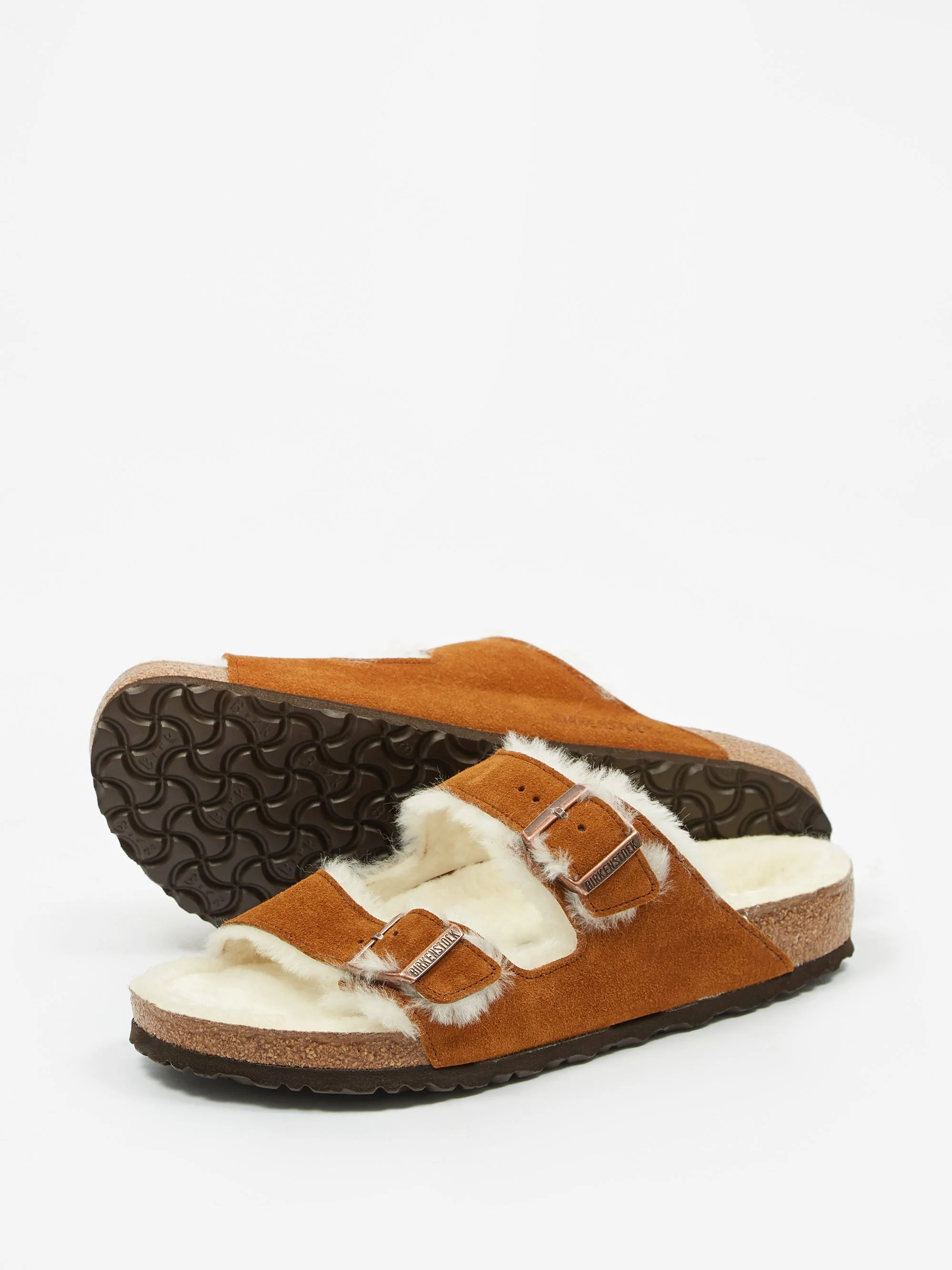 Birkenstock Arizona Fur - Mink - Image 7