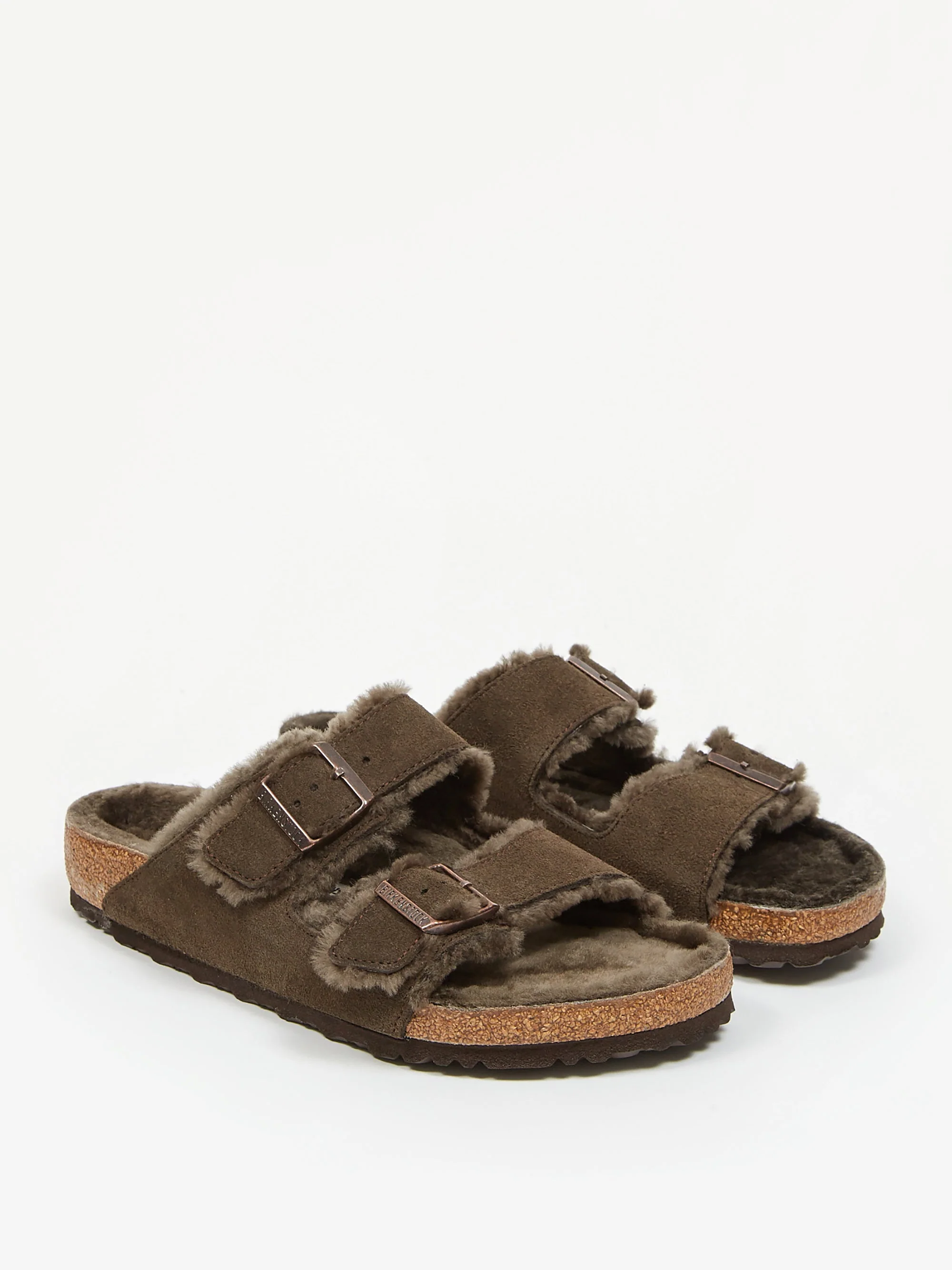 Birkenstock Arizona Fur - Mocca - Image 2