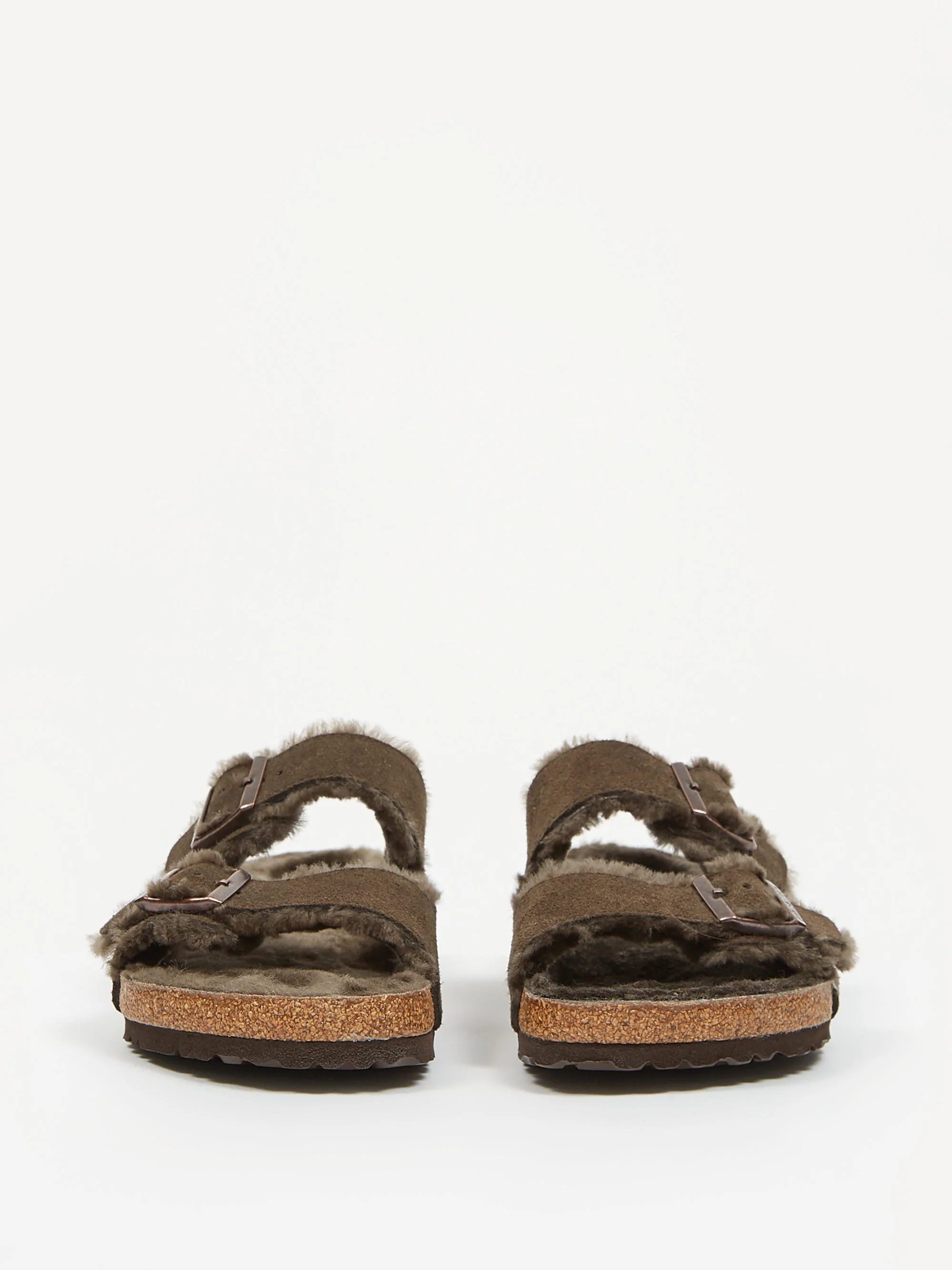 Birkenstock Arizona Fur - Mocca - Image 3
