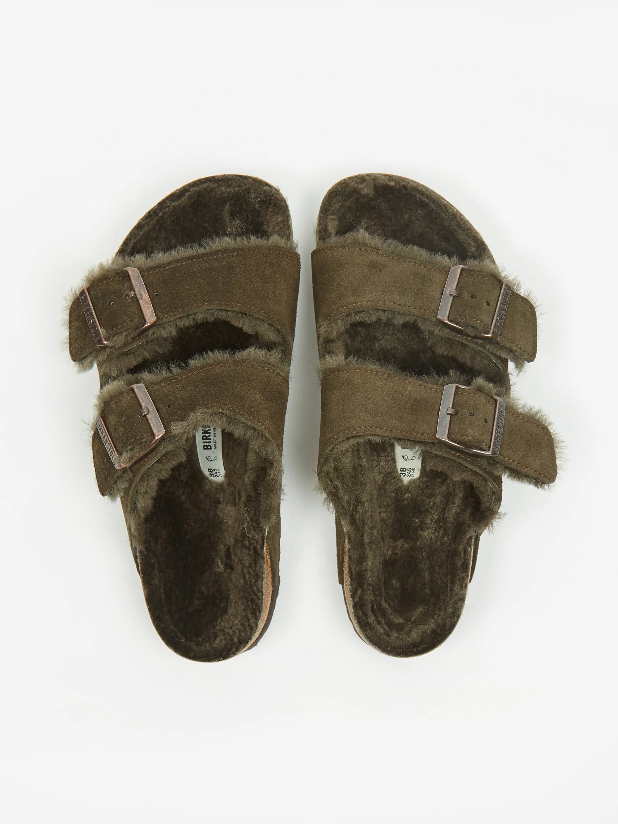 Birkenstock Arizona Fur W - Mocca - Image 6