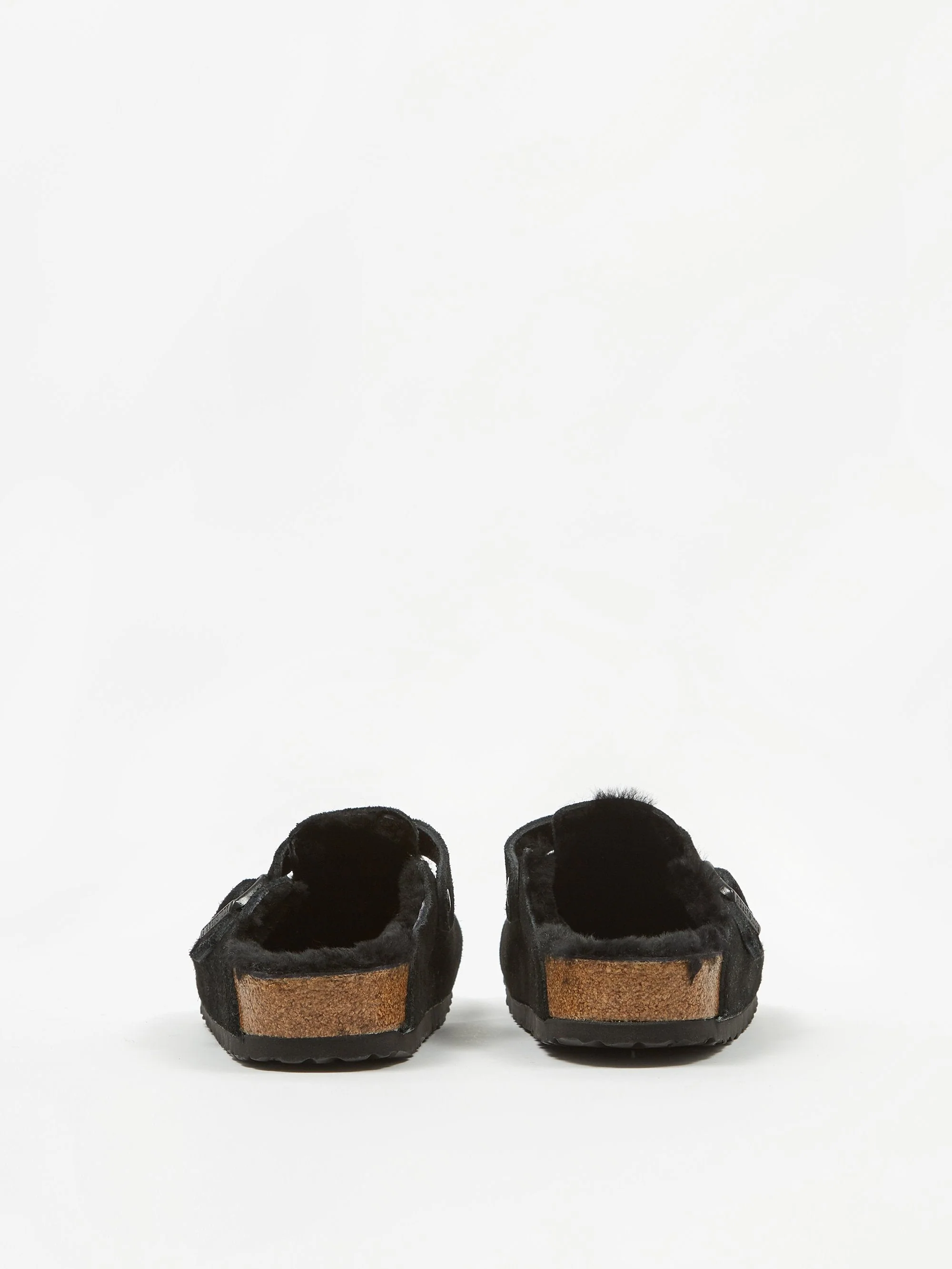 Birkenstock Boston Fur W - Black - Image 4