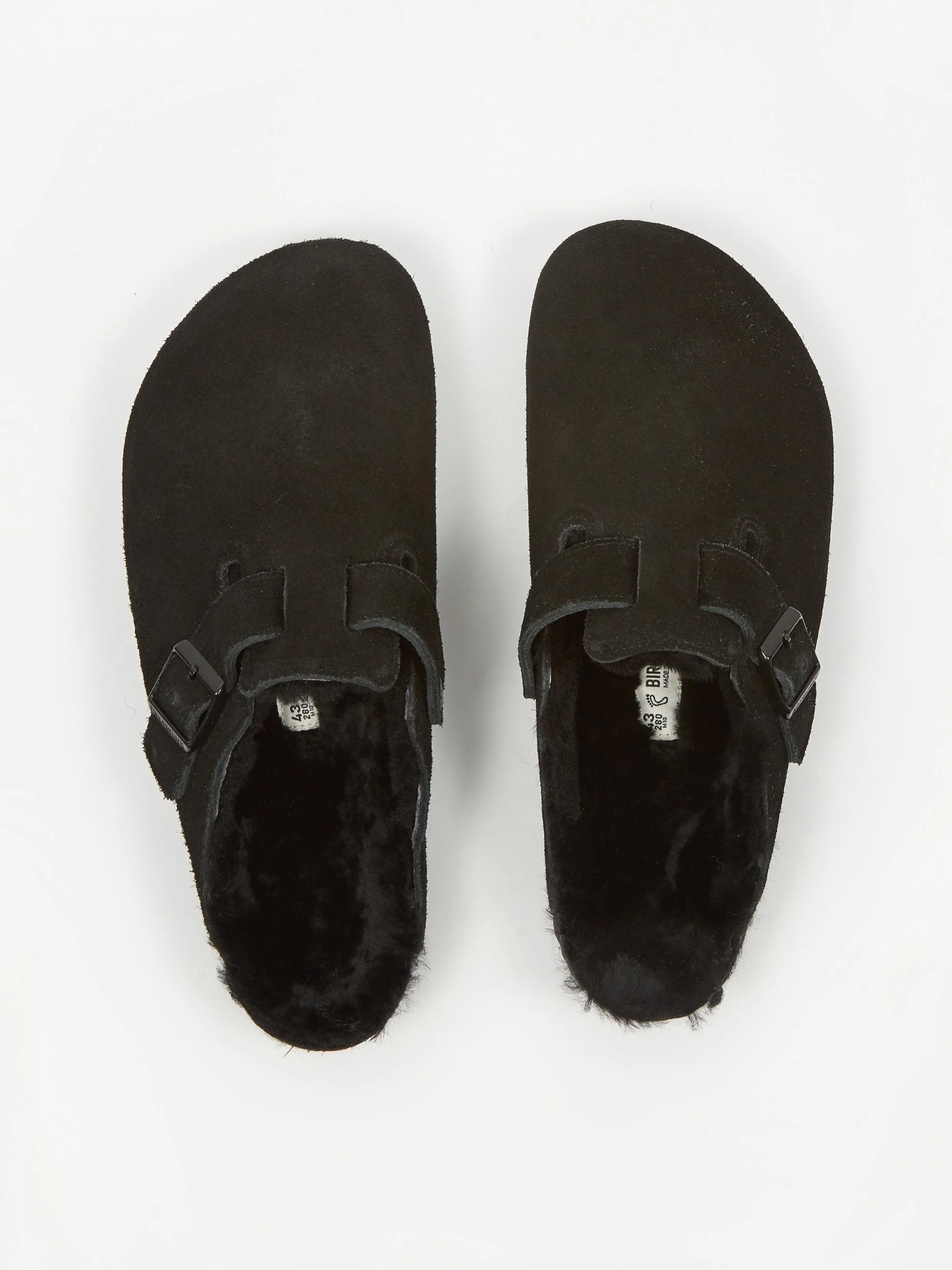 Birkenstock Boston Fur W - Black - Image 5
