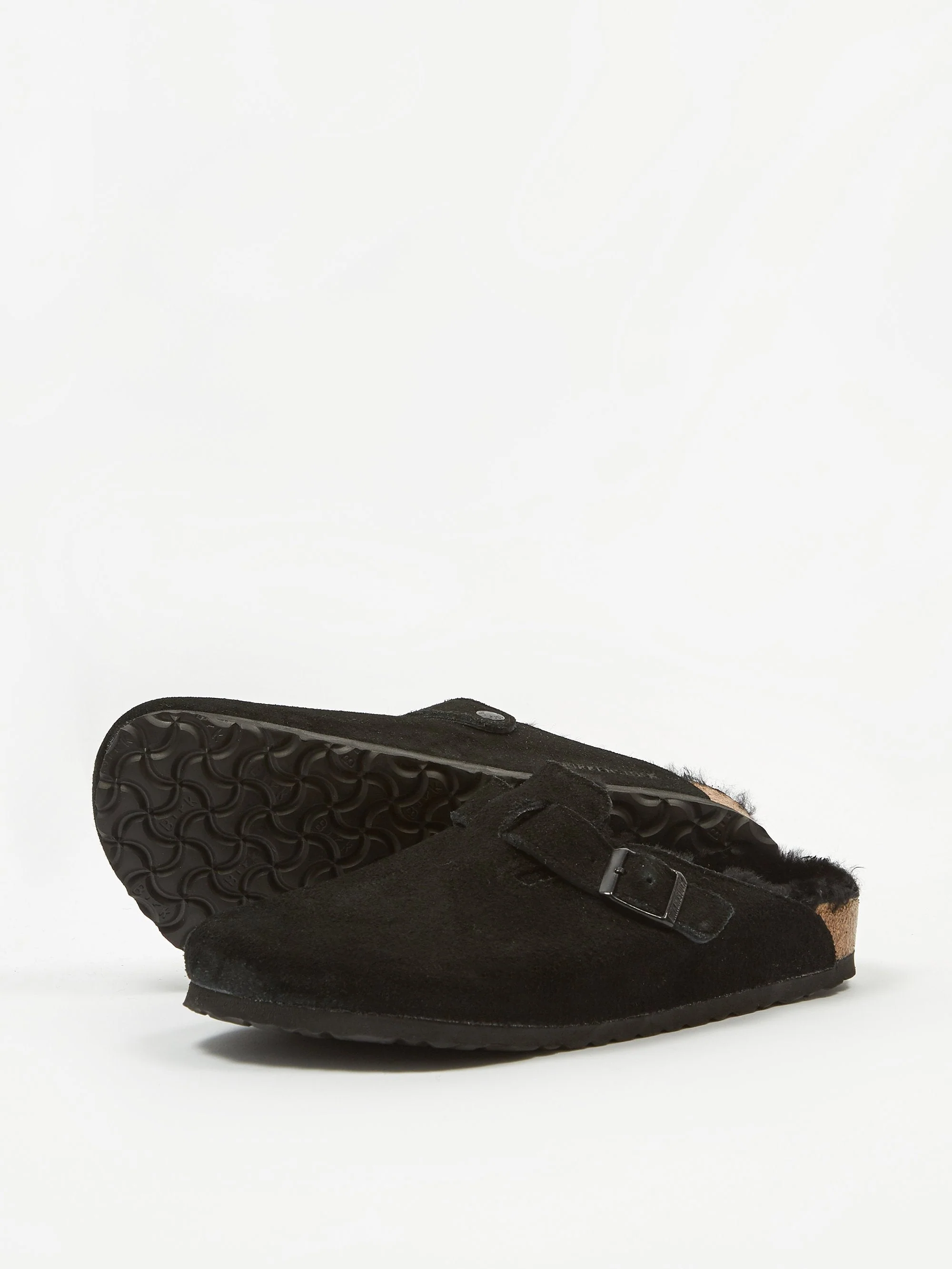 Birkenstock Boston Fur W - Black - Image 7