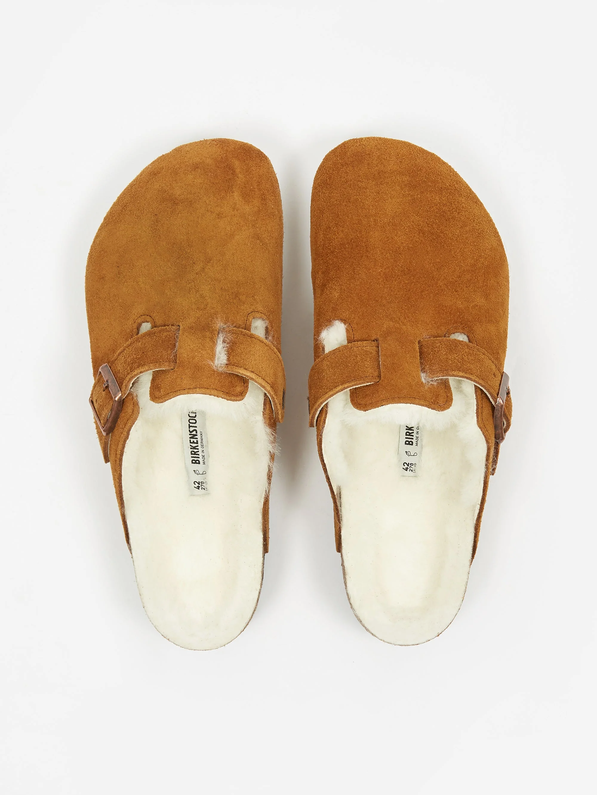 Birkenstock Boston Fur W - Mink - Image 6