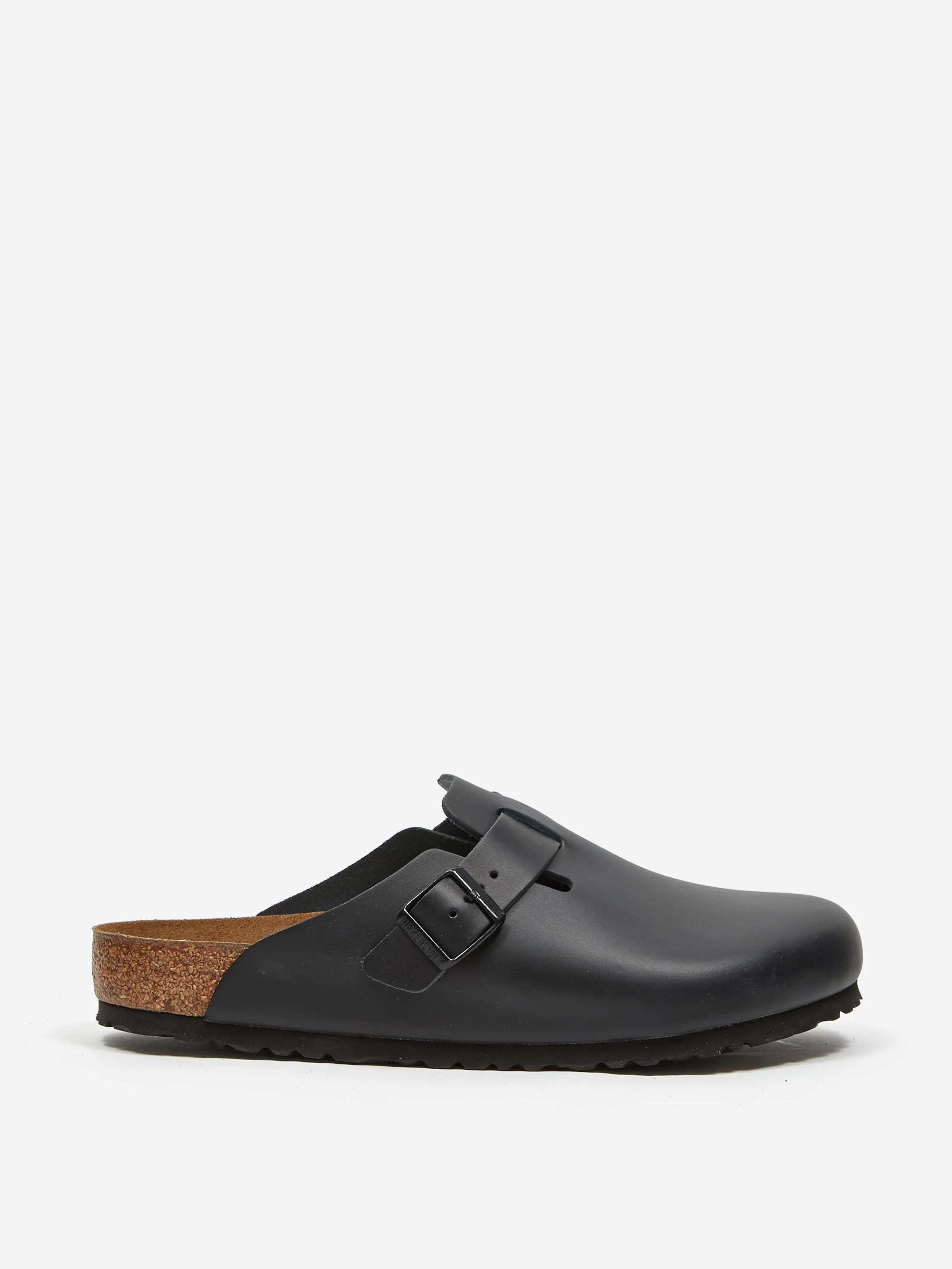 Birkenstock Boston Natural Leather - Black