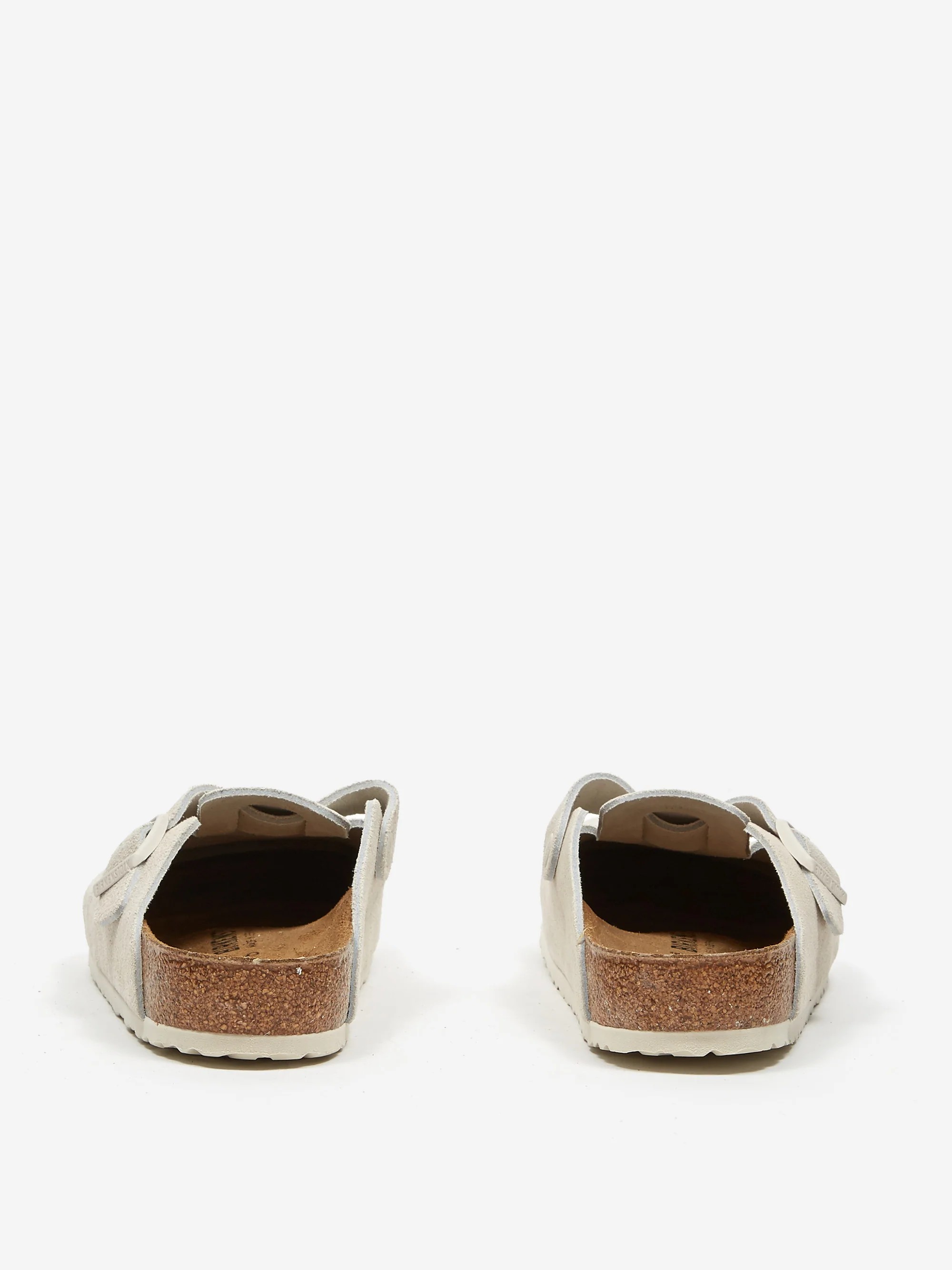 Birkenstock Boston Suede - Antique White - Image 5