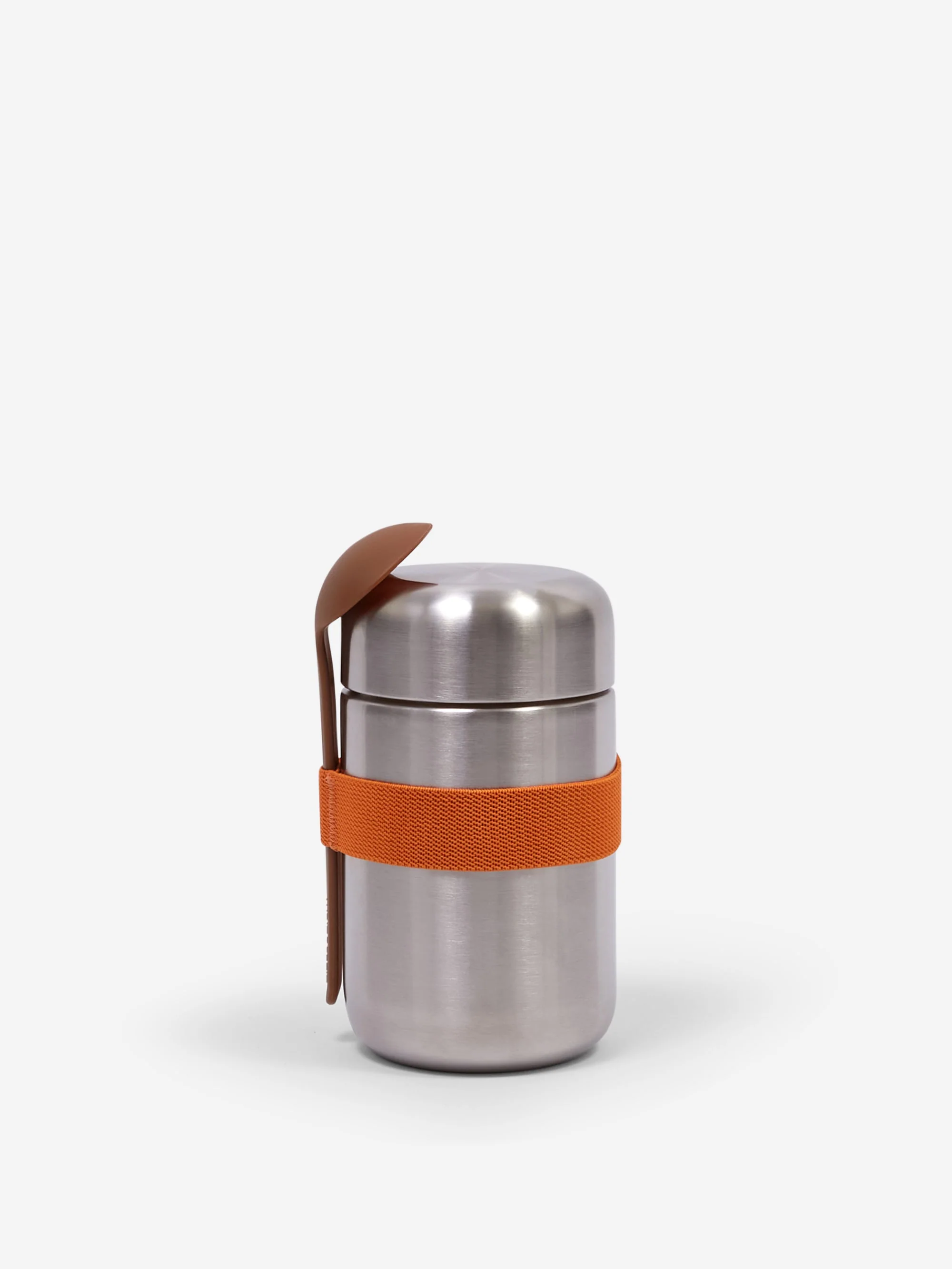 Black+Blum Leak Proof Stainless Steel Insulated Flask - Stainless Steel/Orange - Image 4