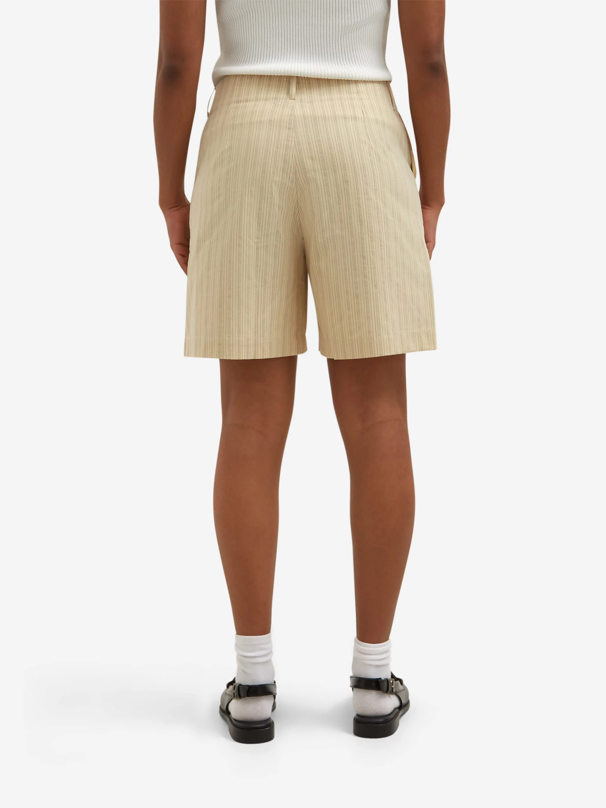 .blacktogrey Stage Shorts - Buttercream - Image 3