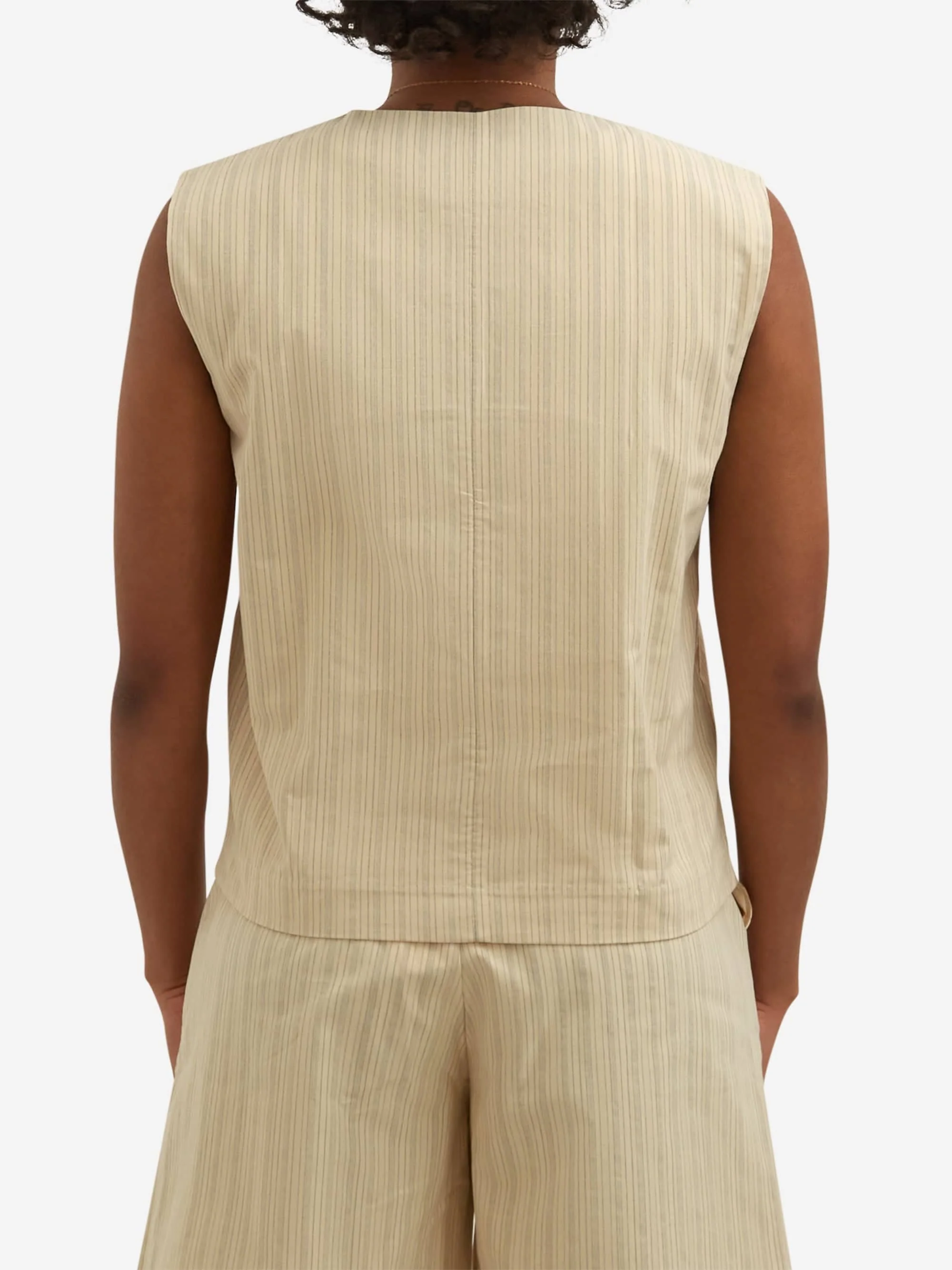 .blacktogrey Stage Vest - Buttercream - Image 3