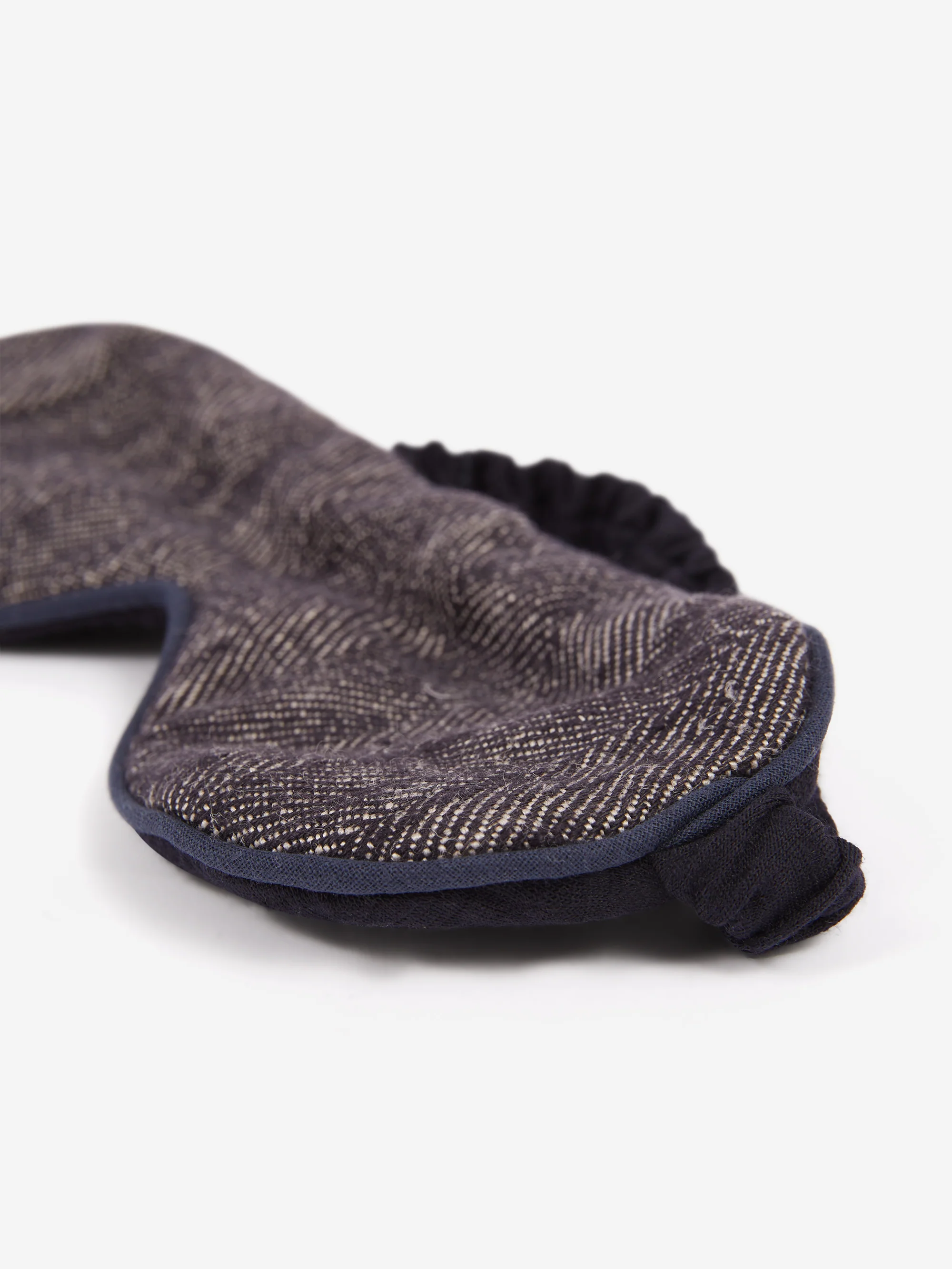 Blasta Henriet Linen/Merino Eye Mask - Herringbone - Image 3