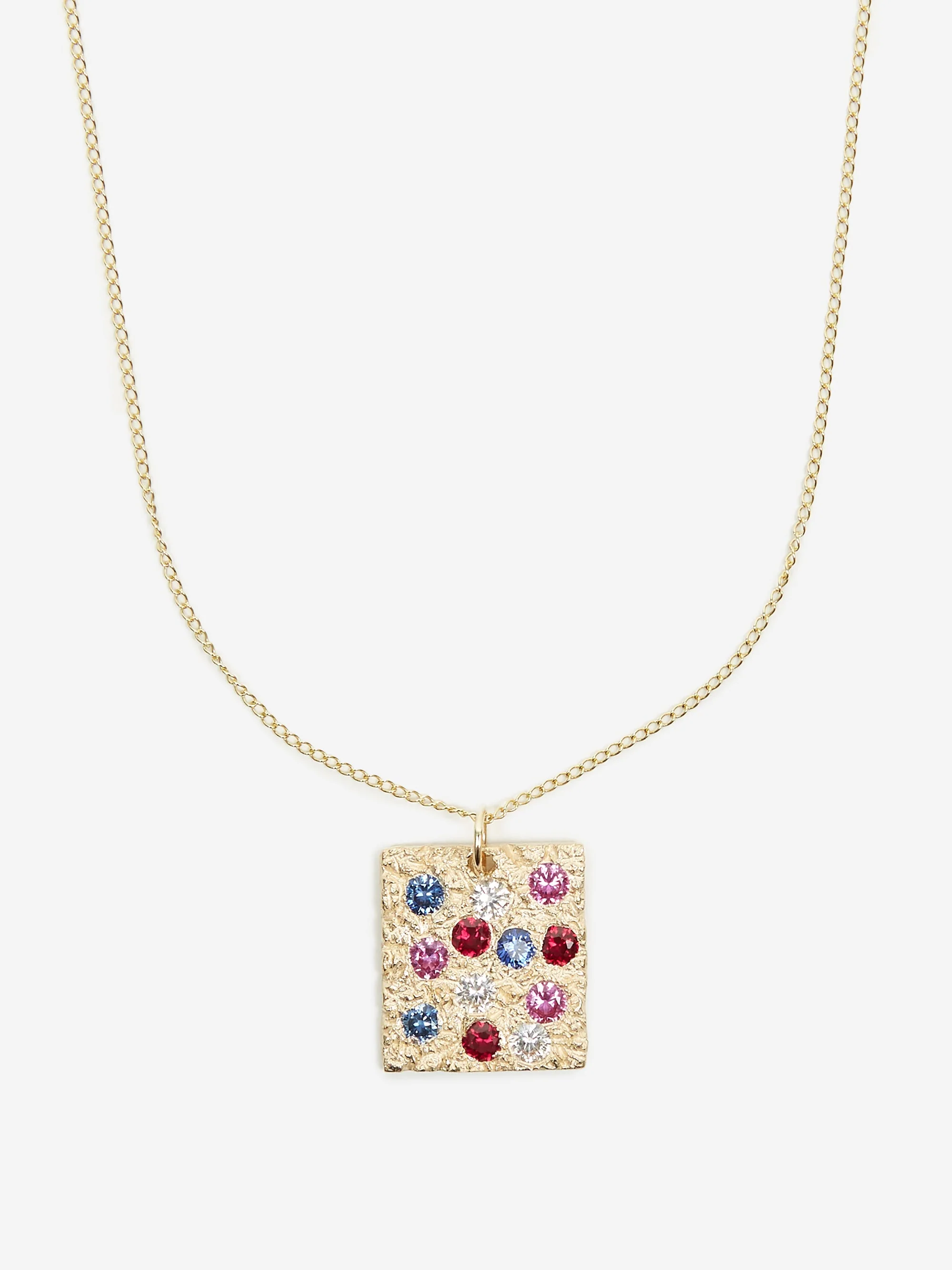 Bleue Burnham Rose Garden Pendant - Gold/Multi