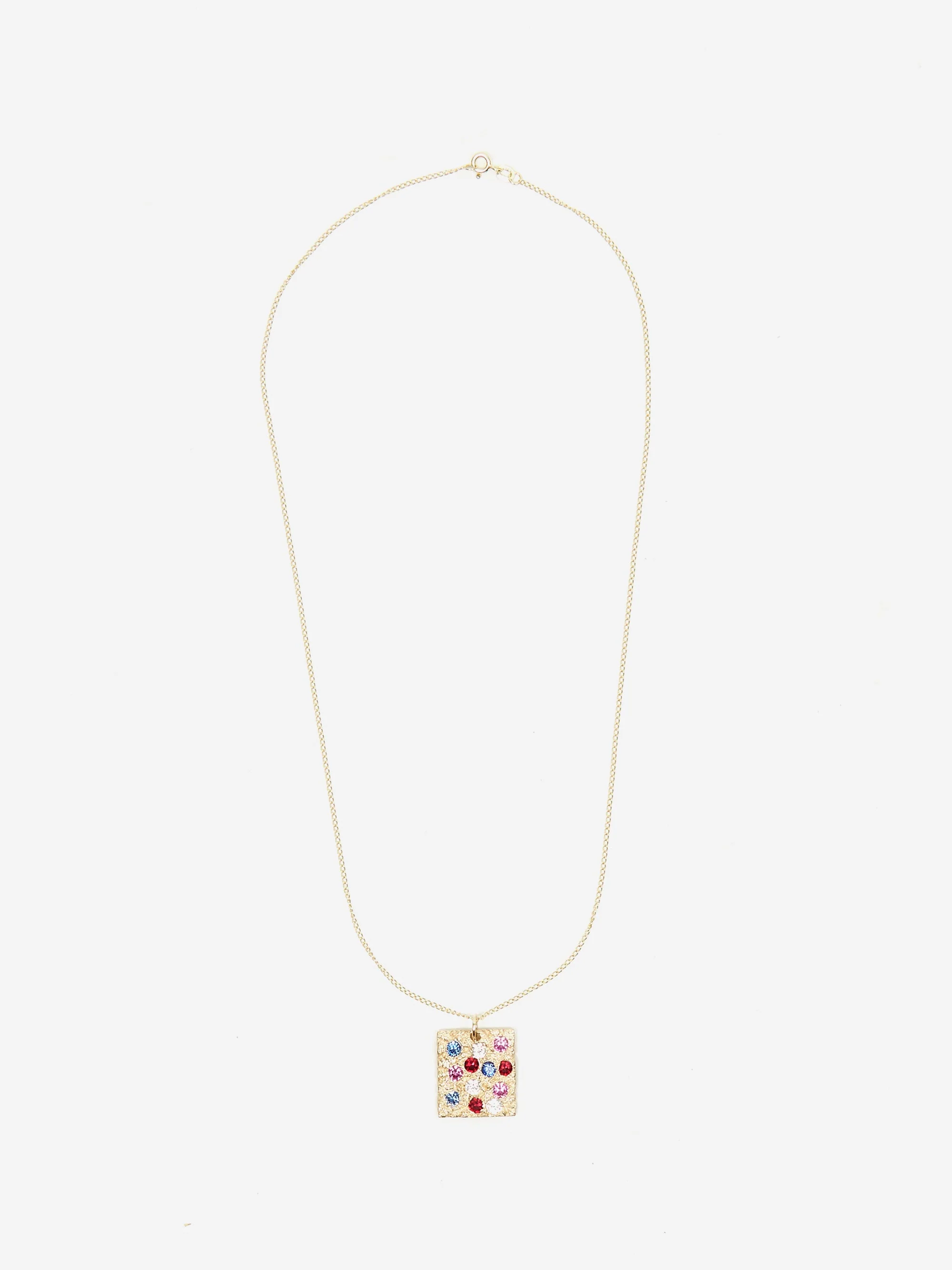 Bleue Burnham Rose Garden Pendant - Gold/Multi - Image 2
