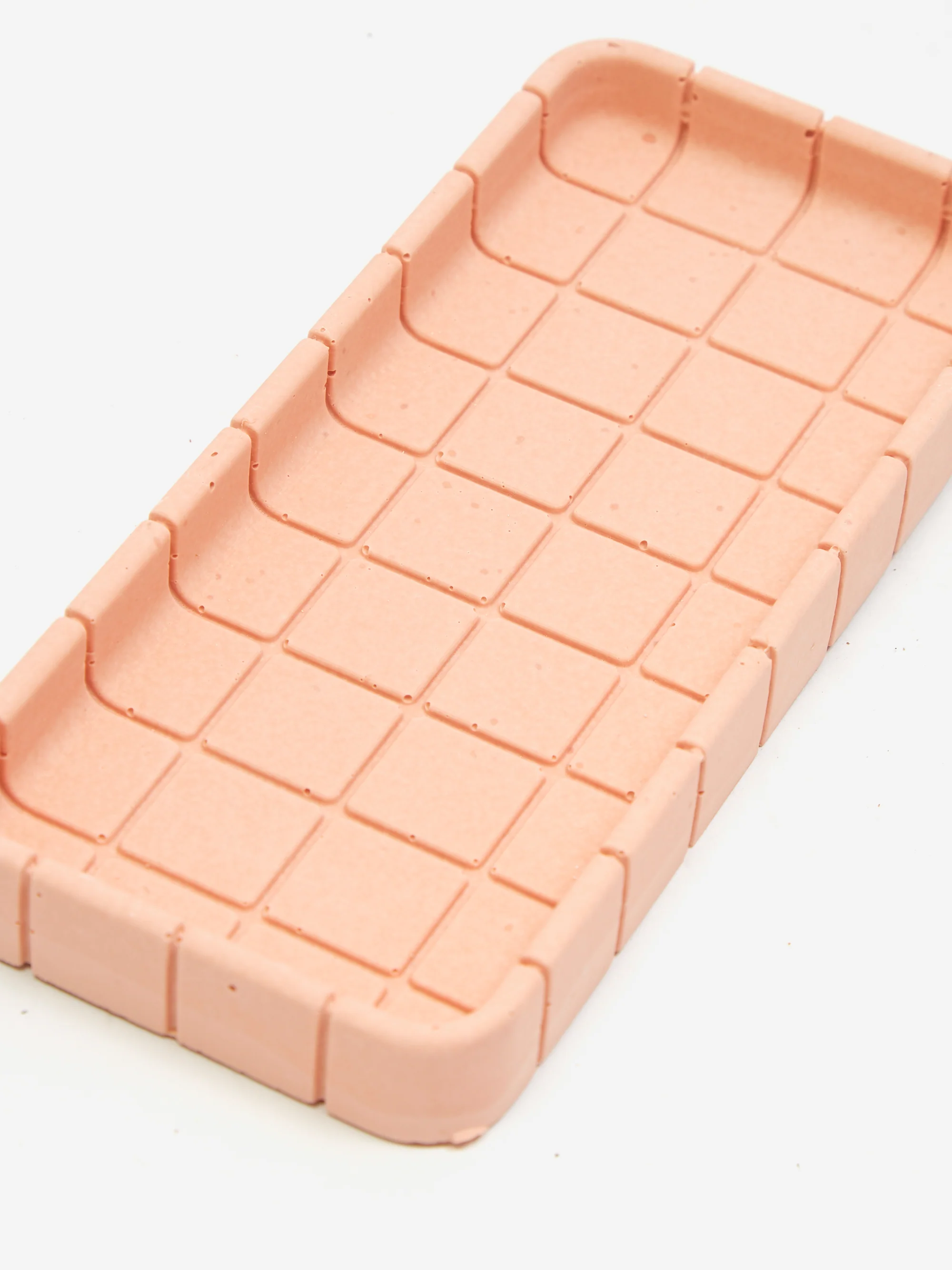 Block Design Tile Oblong Tray - Miami Pink - Image 2