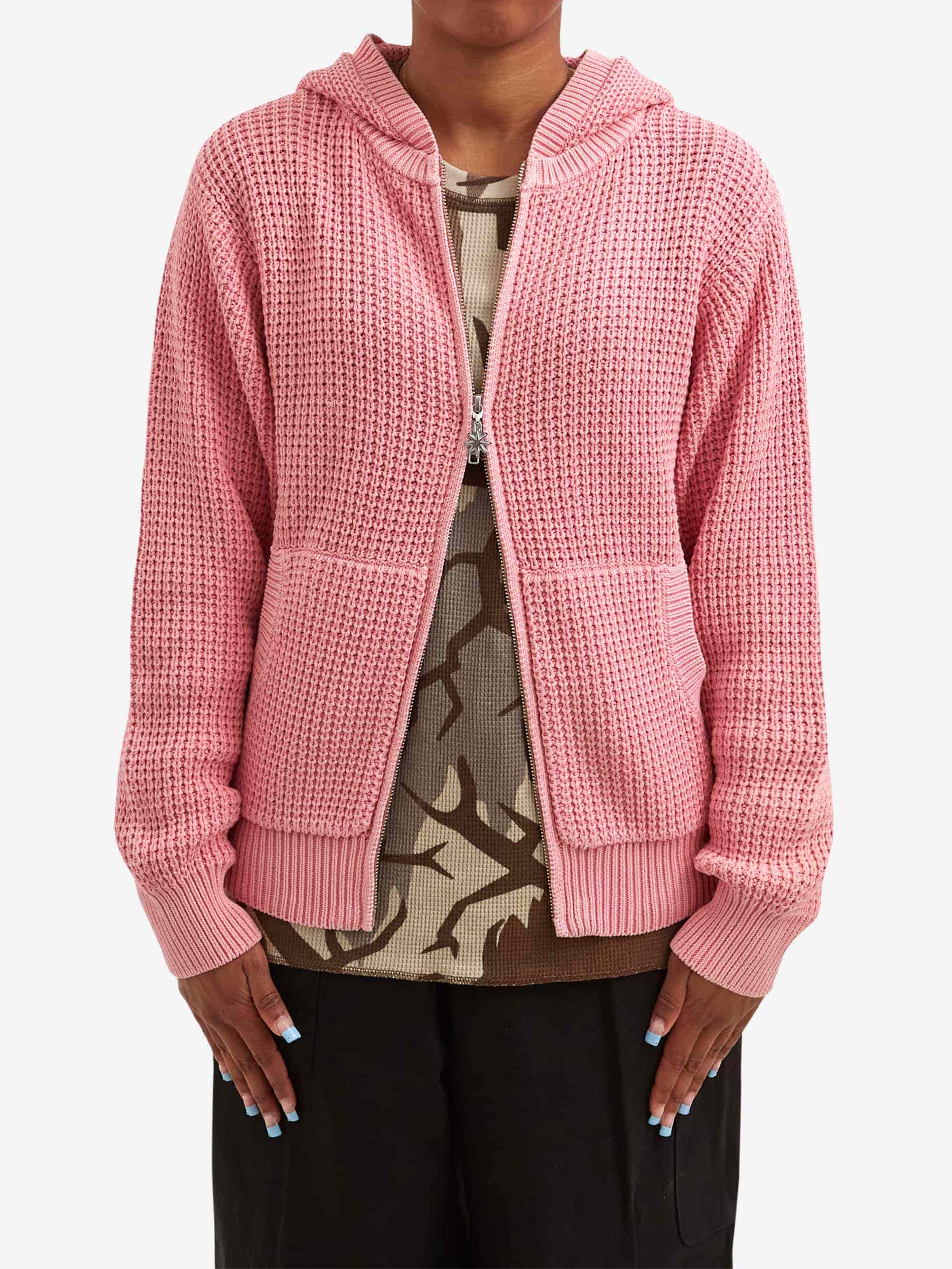 BoTT Knit Zip Hoodie W - Pink - Image 3