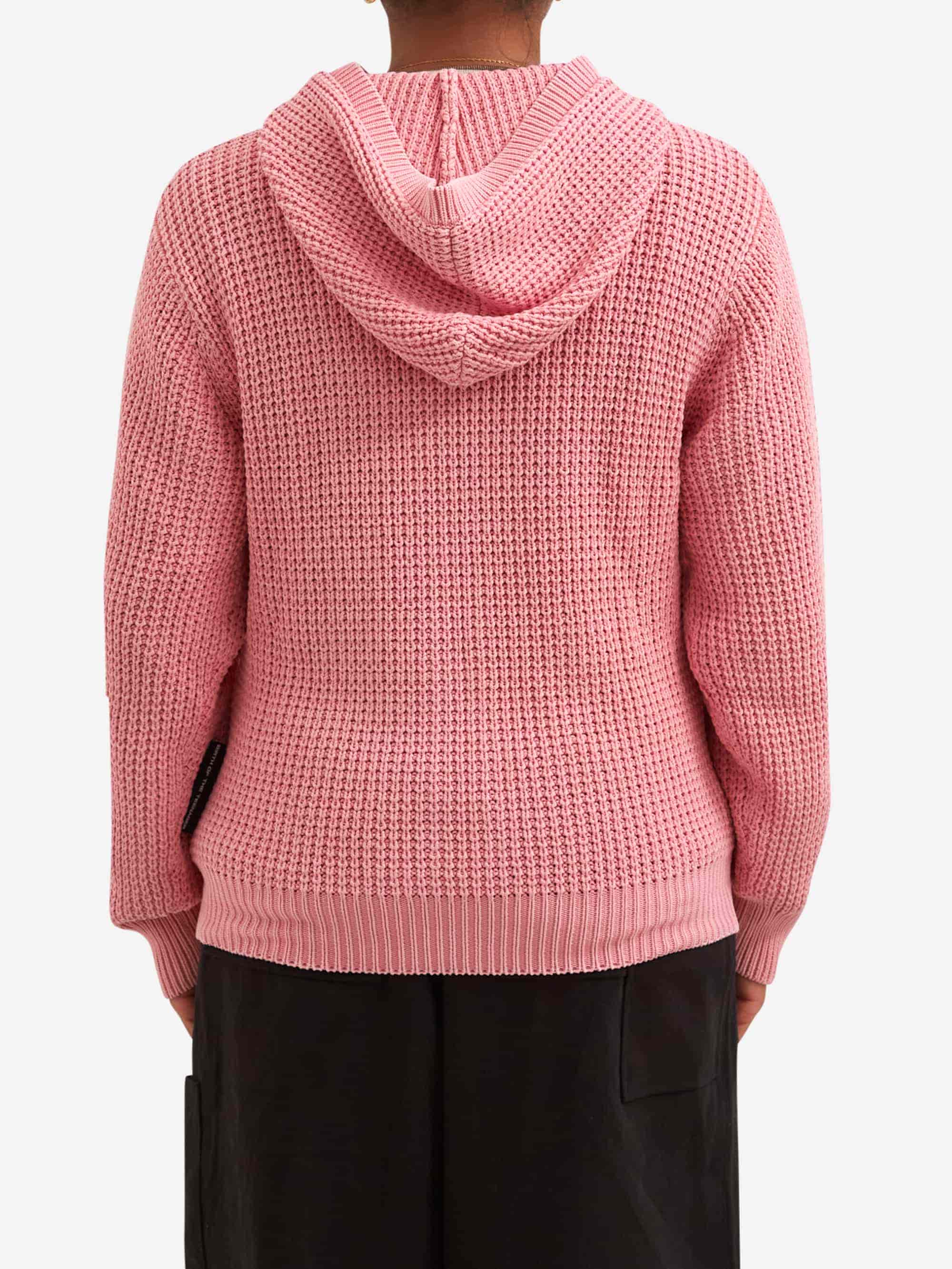 BoTT Knit Zip Hoodie W - Pink - Image 5