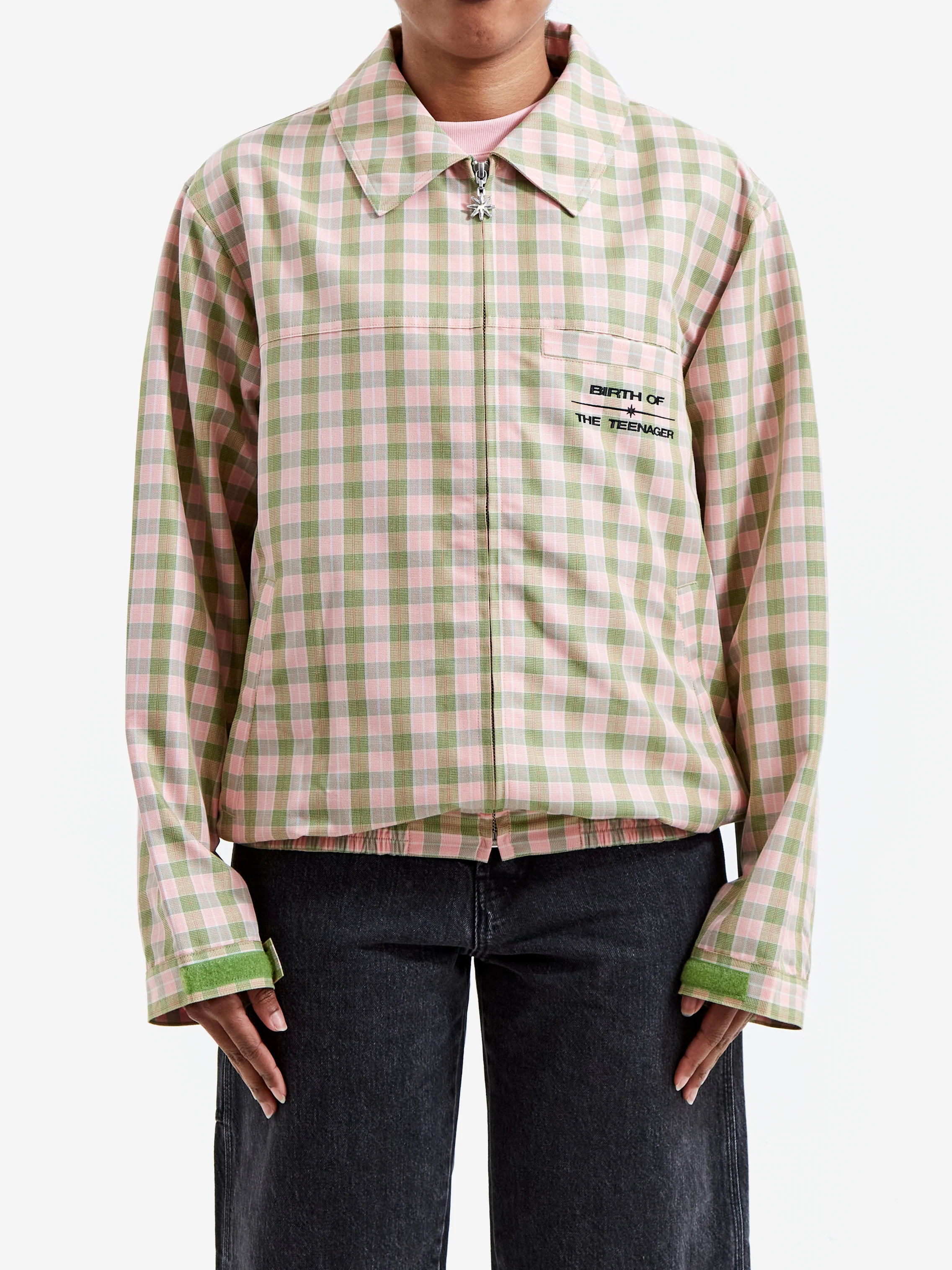 BoTT Plaid Work Jacket - Green - Image 2