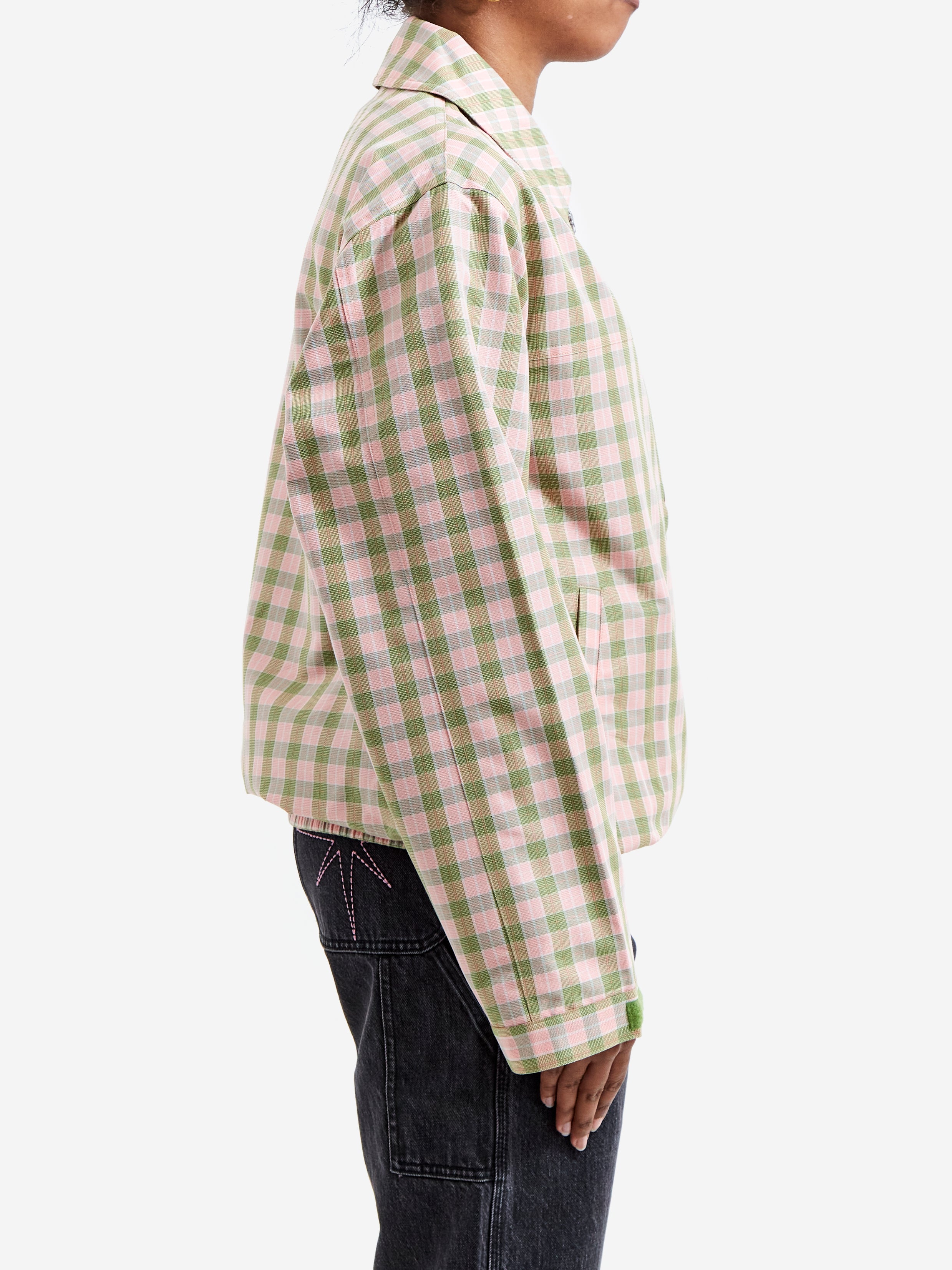 BoTT Plaid Work Jacket - Green - Image 3