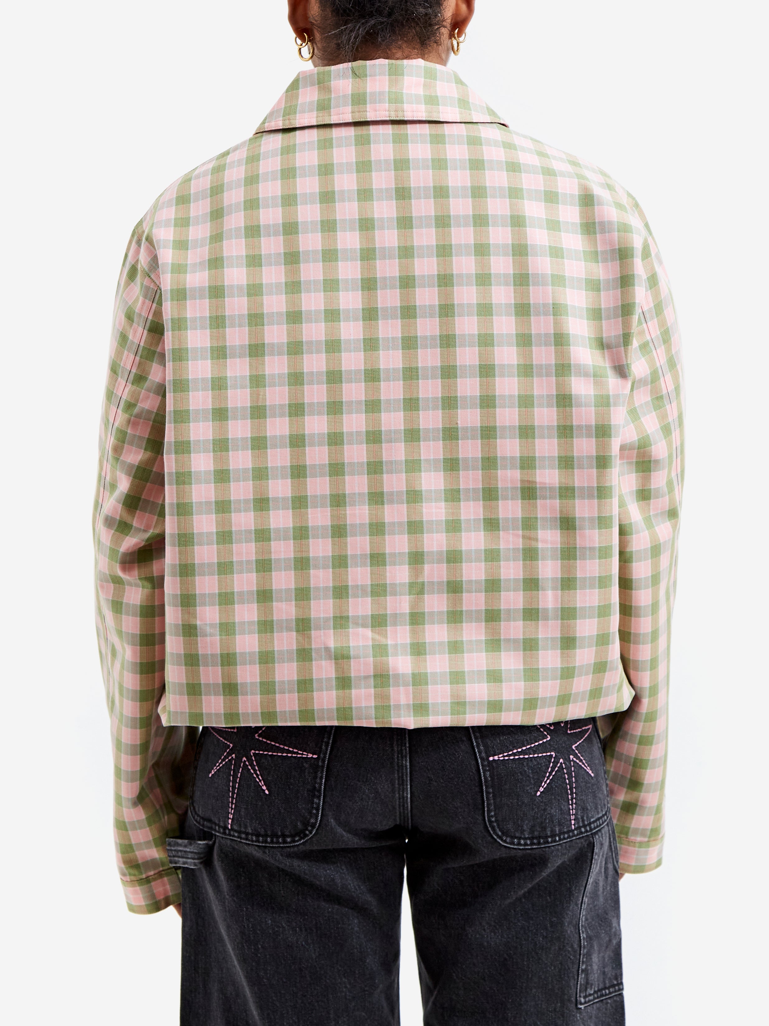 BoTT Plaid Work Jacket - Green - Image 4