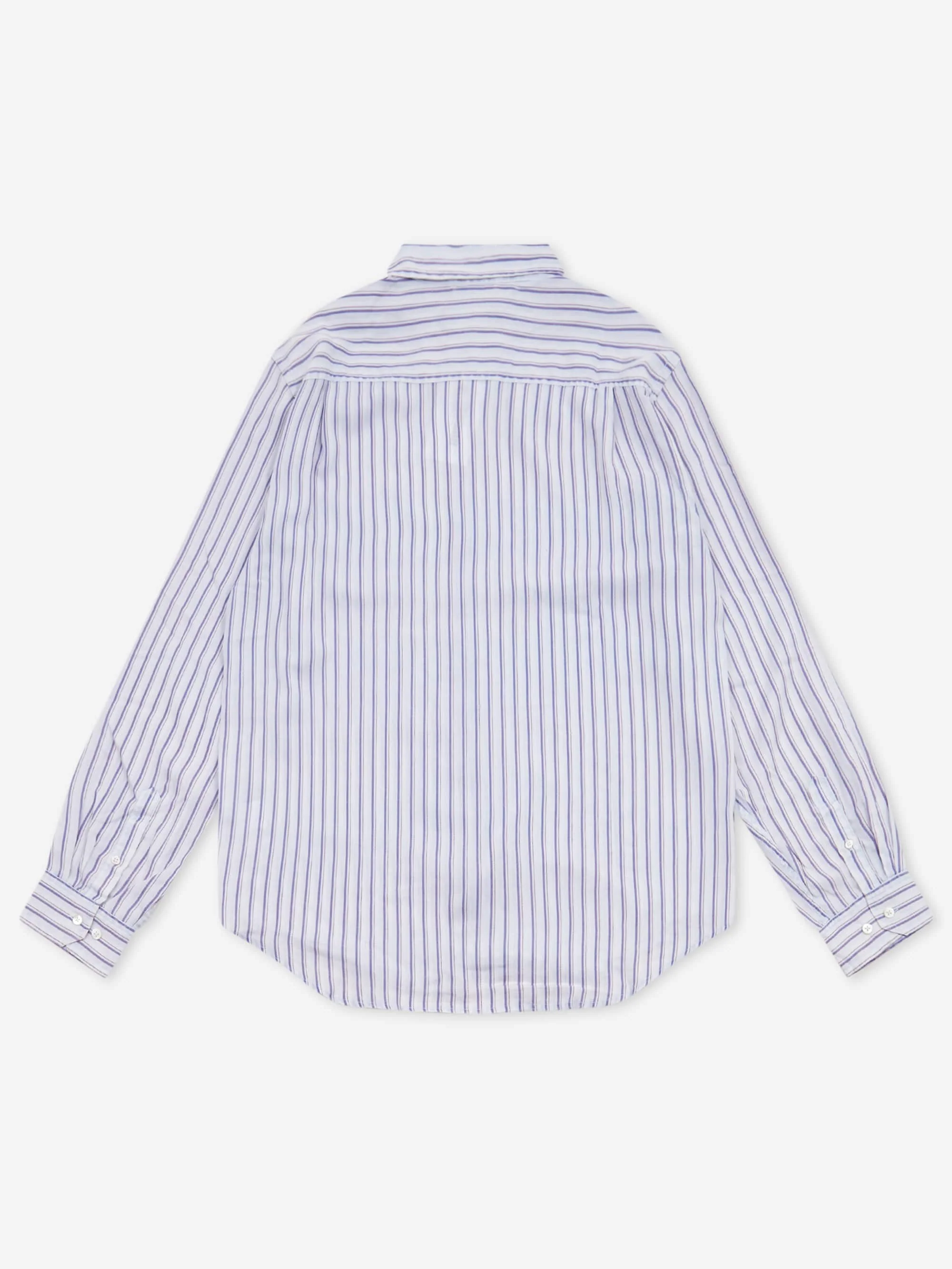 BoTT Printed Striped Shirt - Blue - Image 3