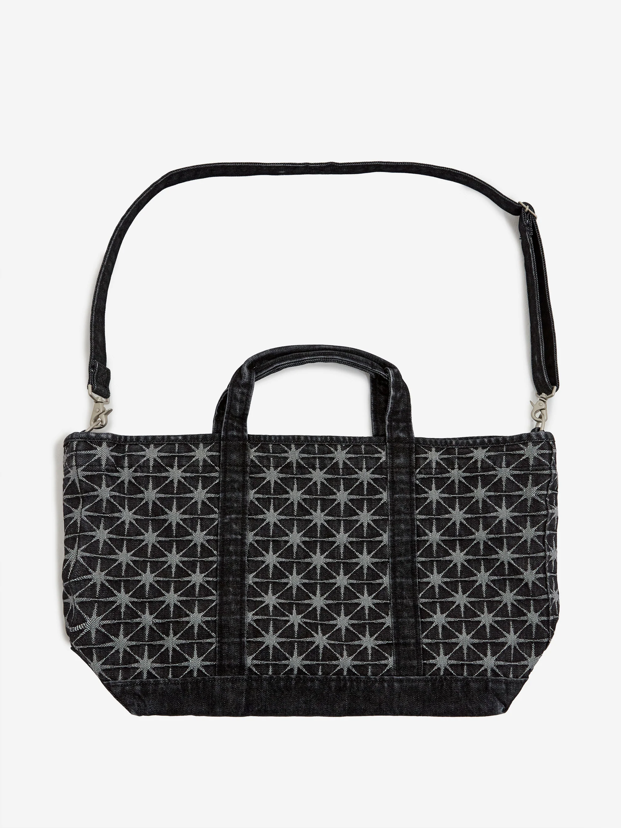 BoTT Sparkle Monogram Denim Totebag - Washed Black - Image 7
