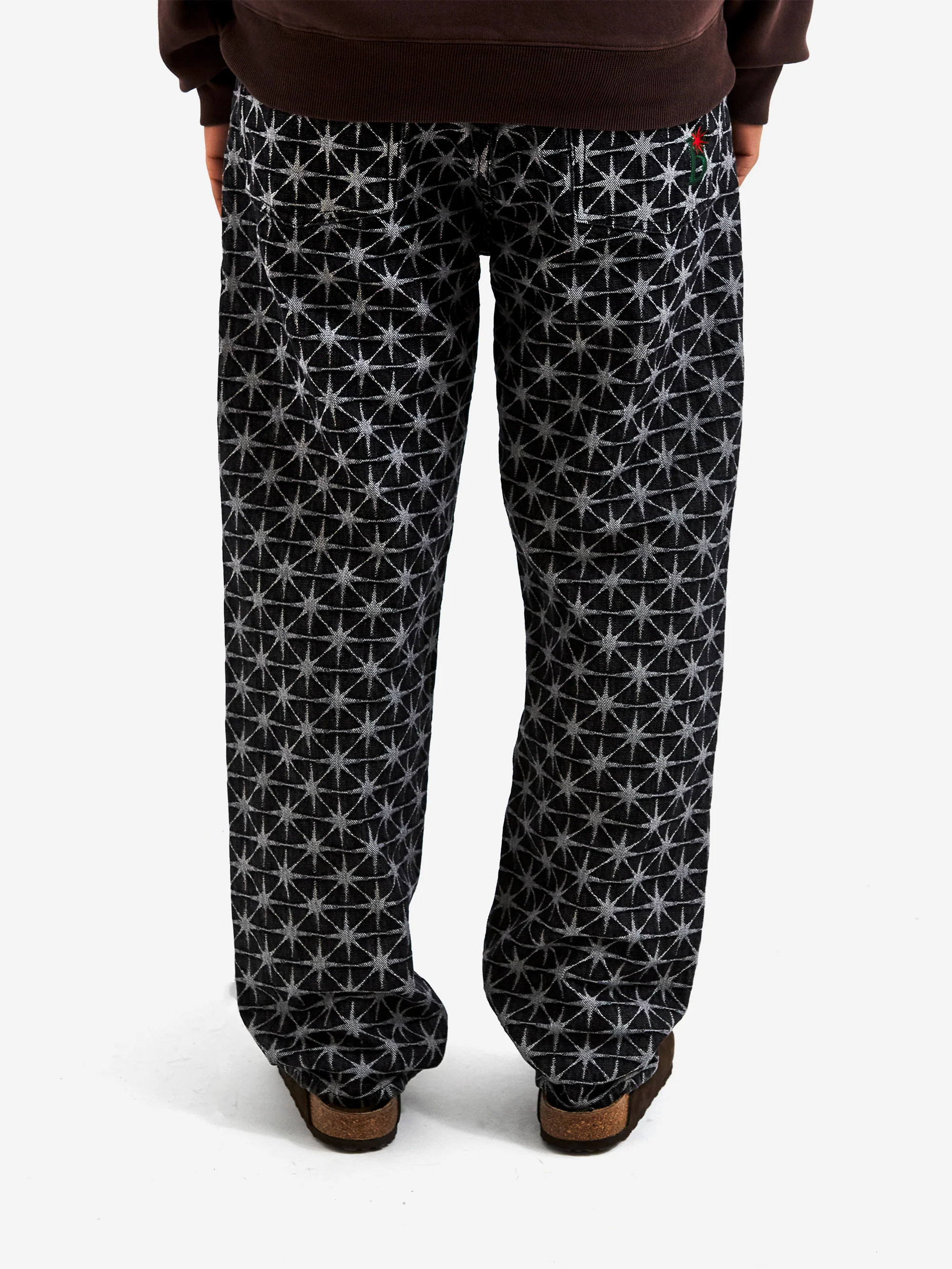 BoTT Sparkle Monogram Jean W - Washed Black - Image 3