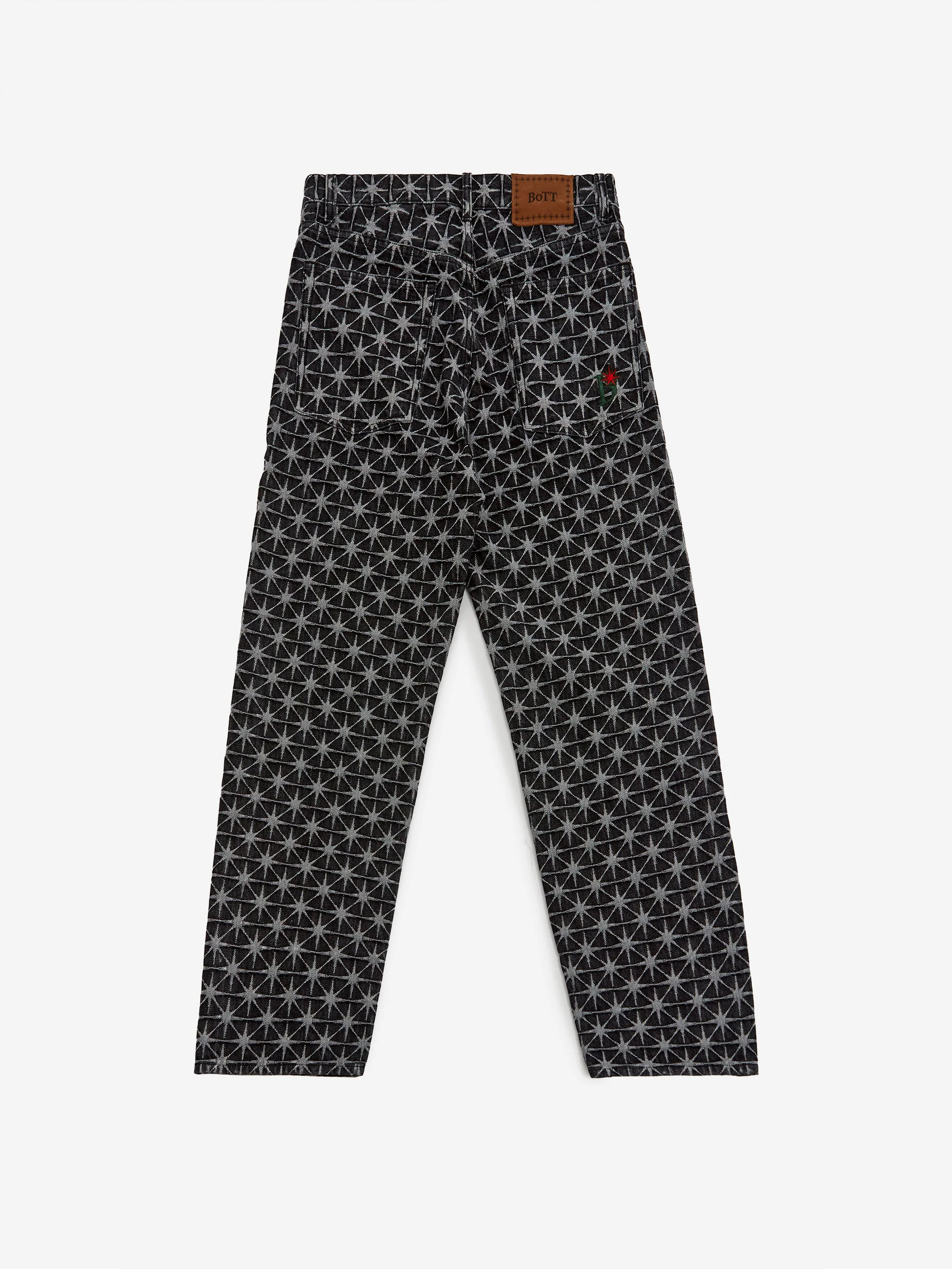 BoTT Sparkle Monogram Jean W - Washed Black - Image 6
