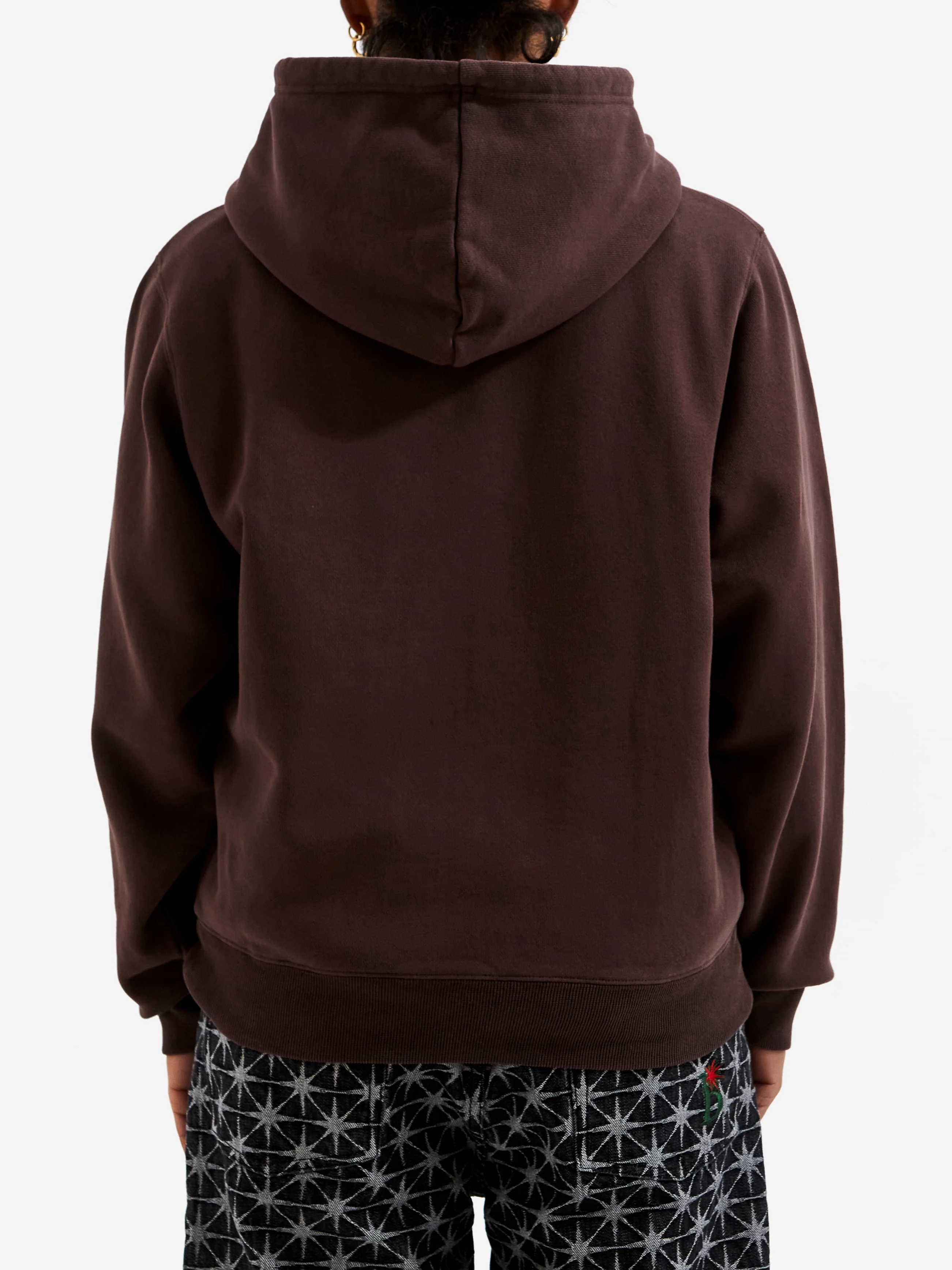 BoTT Washed Script Logo Zip Hoodie W - Washed Brown - Image 4