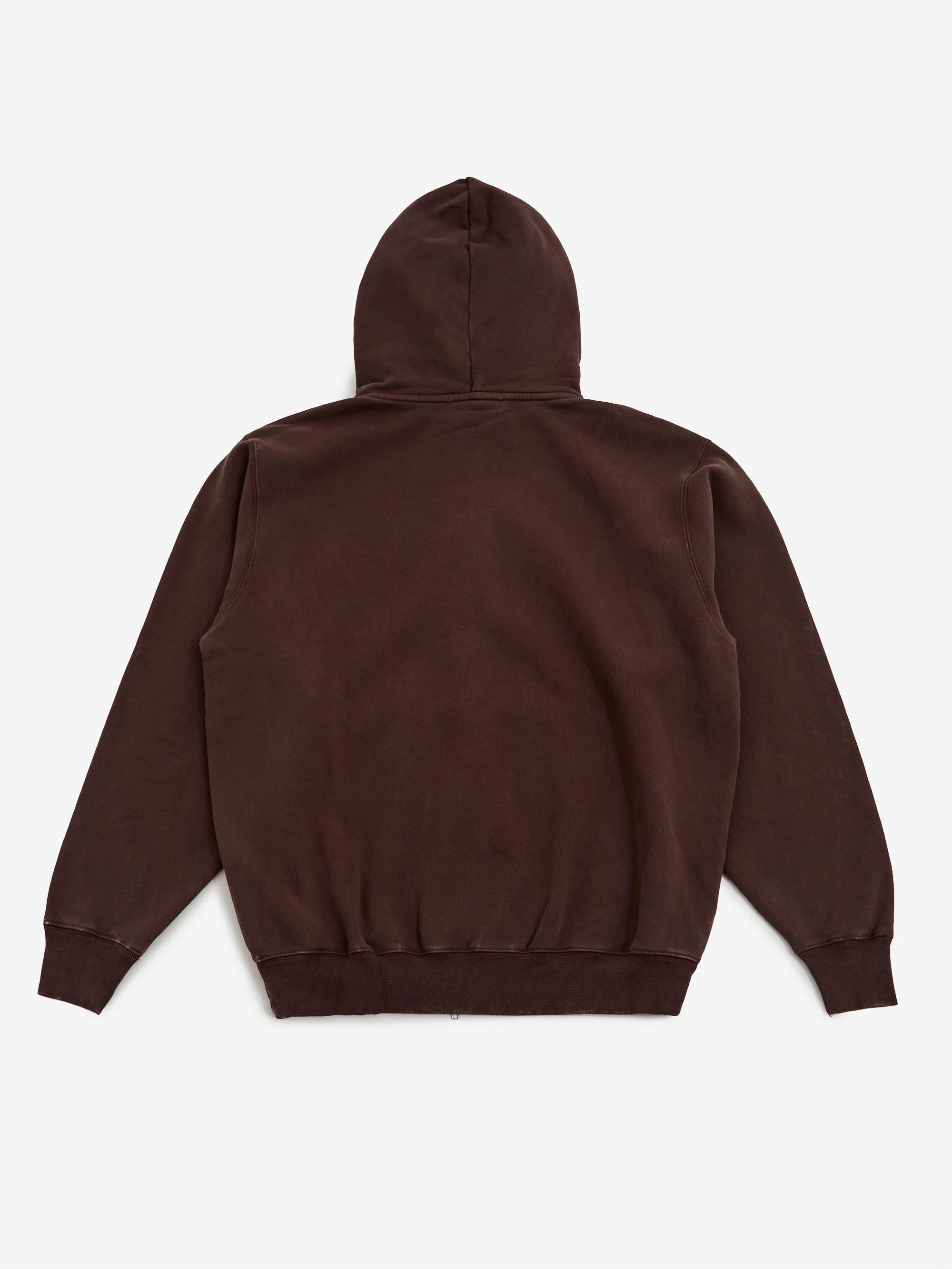 BoTT Washed Script Logo Zip Hoodie W - Washed Brown - Image 7