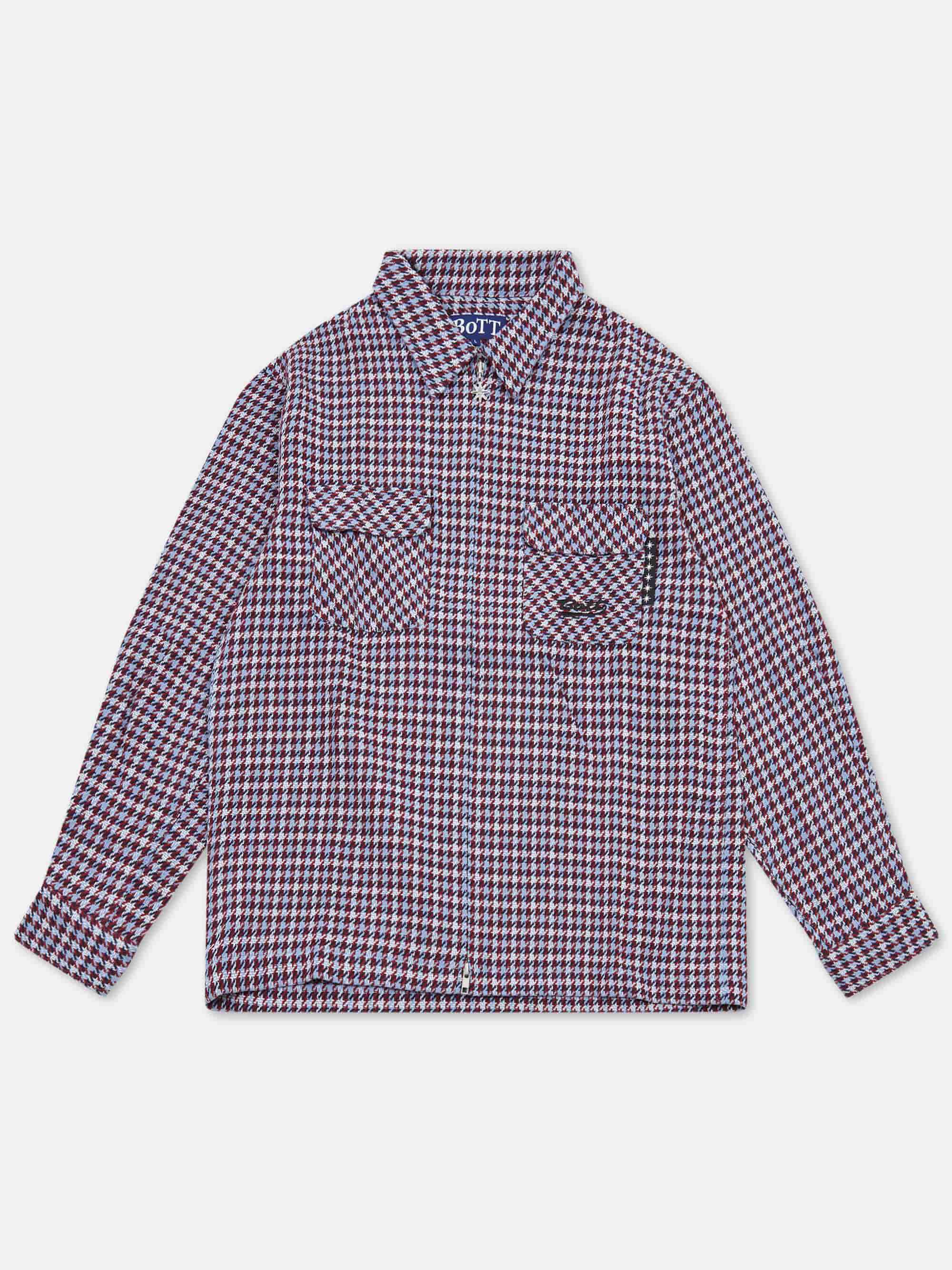 BoTT Zip-up Flannel Shirt - Slateblue