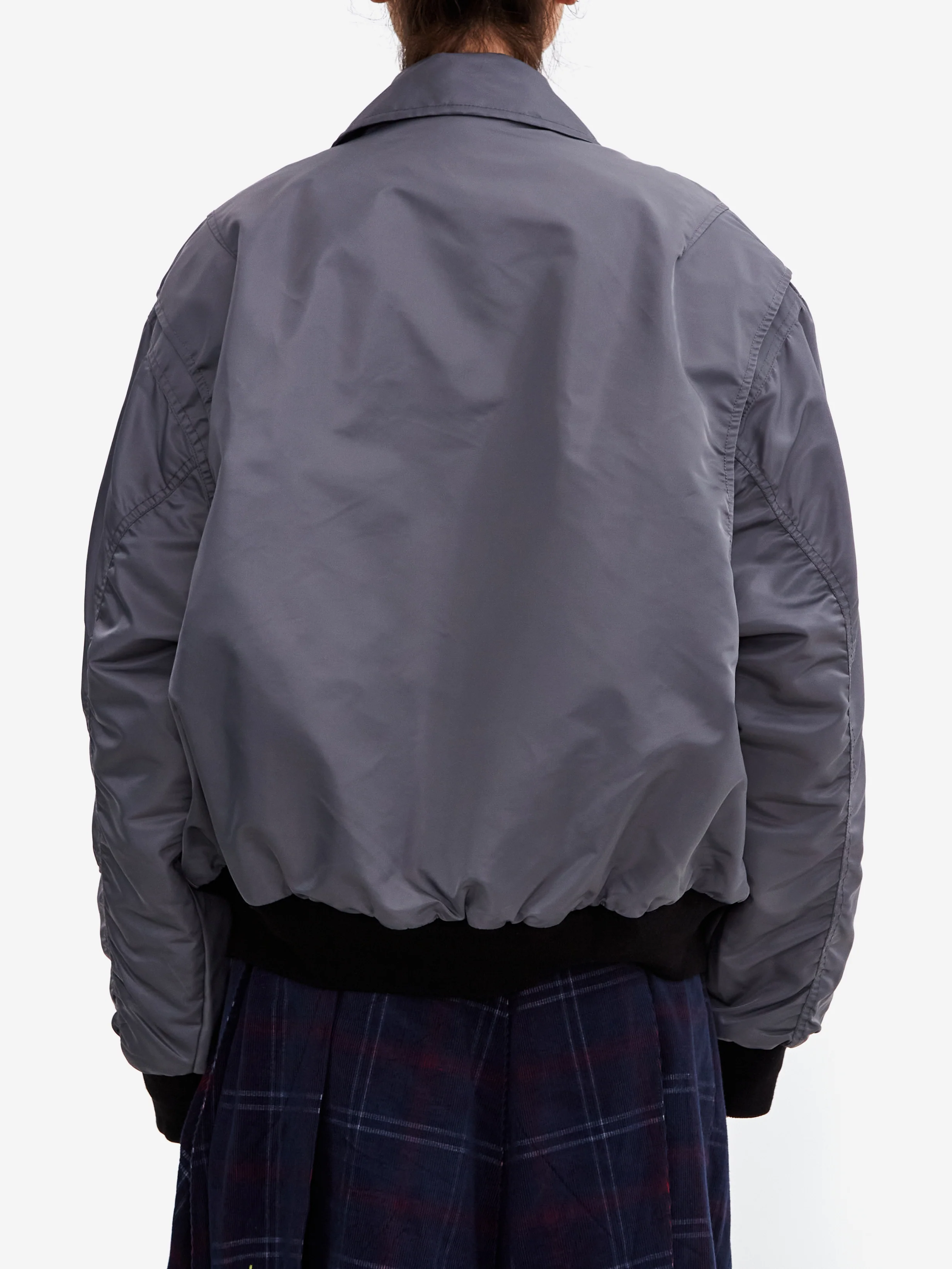 Brain Dead 3D Flight Jacket W - Steel - Image 4