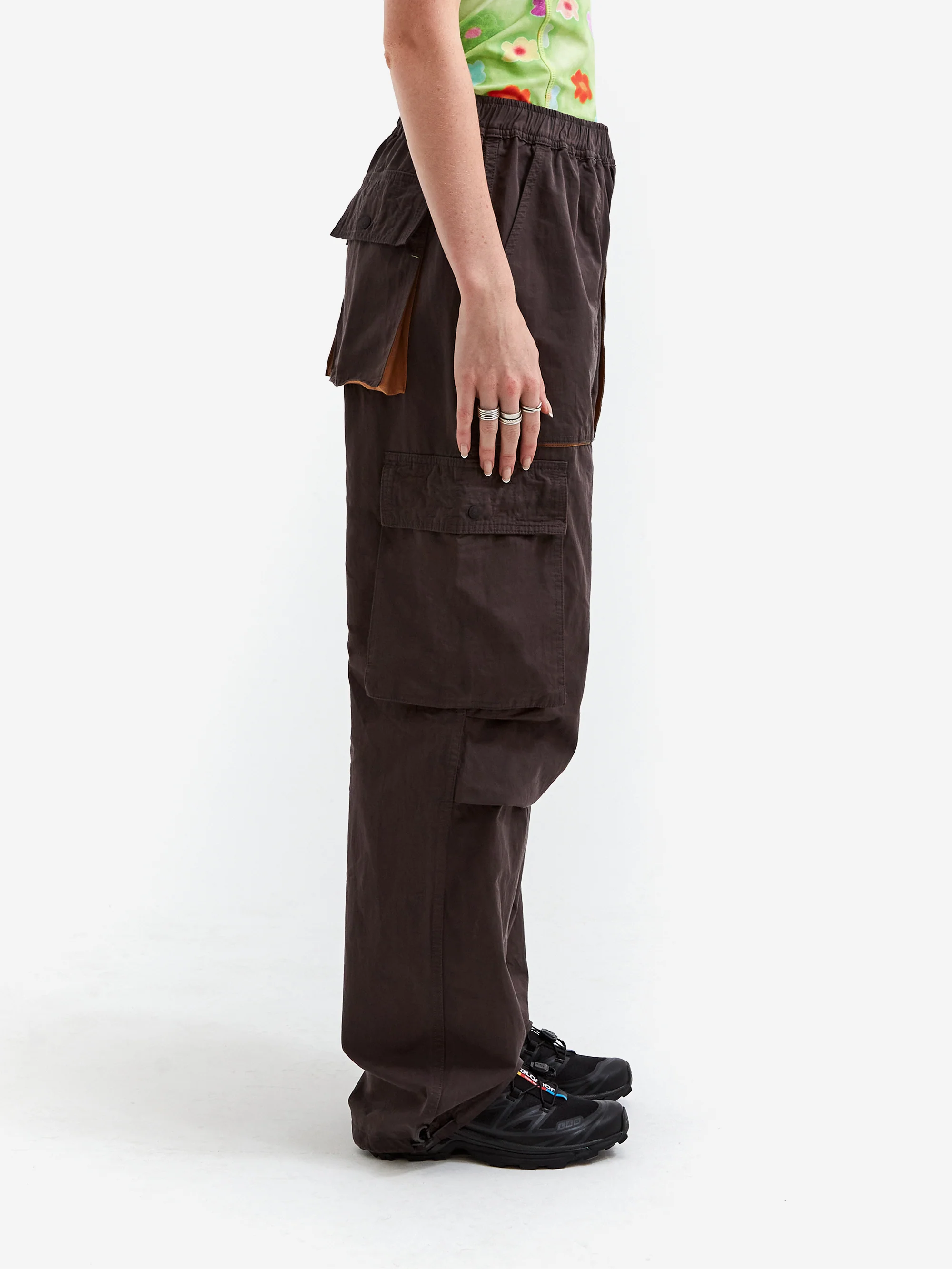 Brain Dead Adjustable Skate Pant W - Brown - Image 2