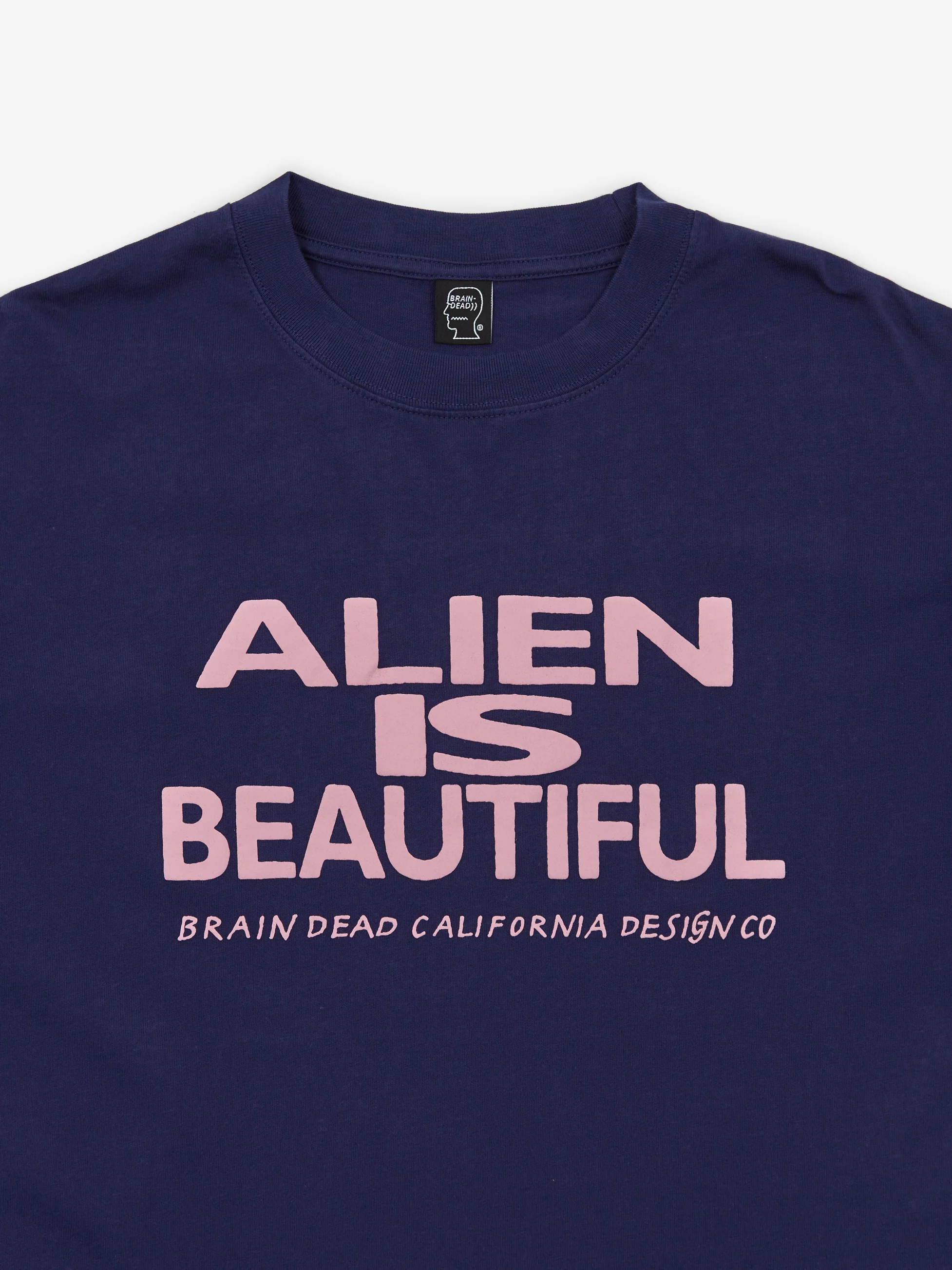 Brain Dead Beautiful Alien T-Shirt - Navy - Image 3