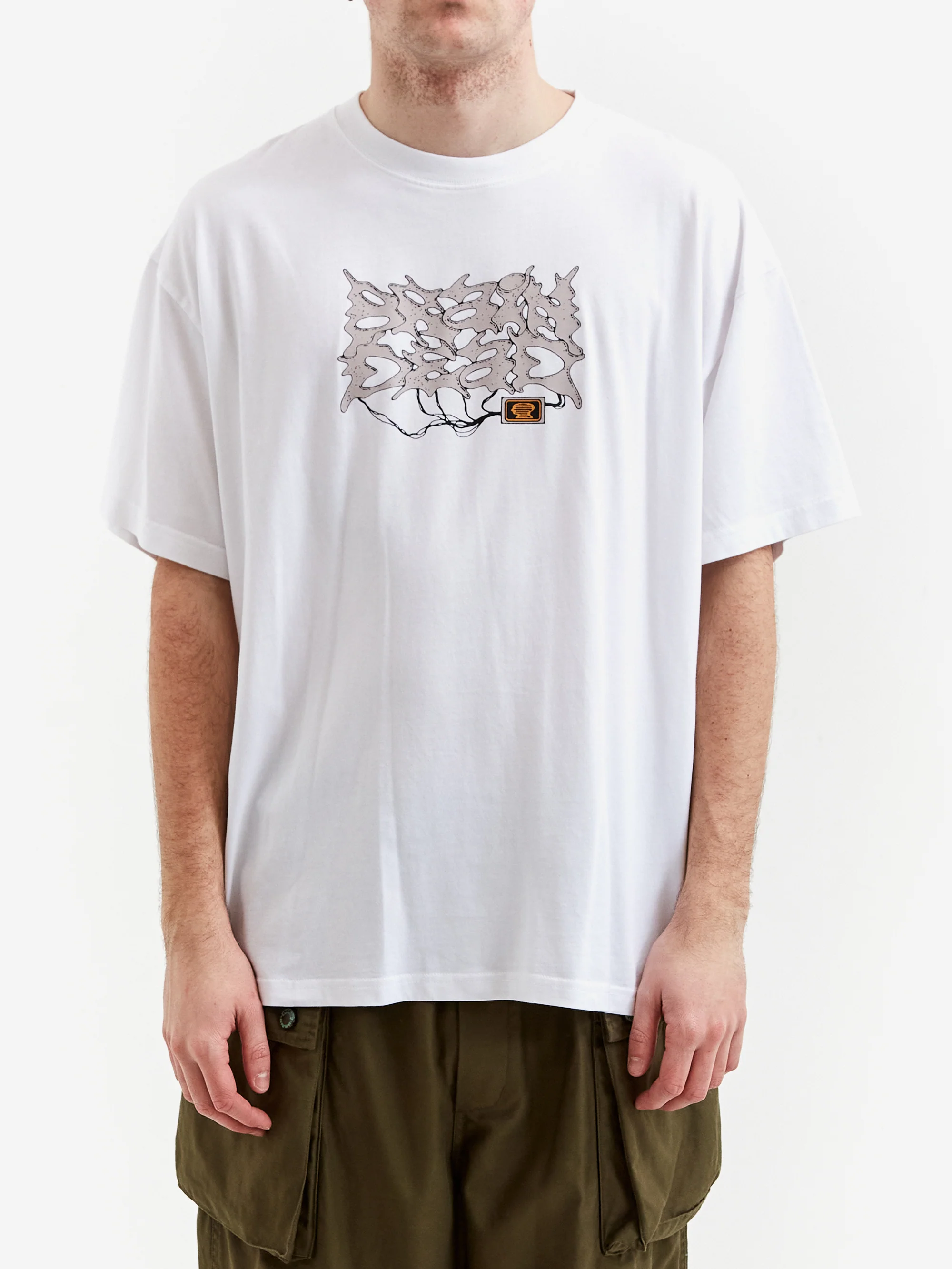 Brain Dead Bio Organic Mutator T-Shirt - White - Image 2