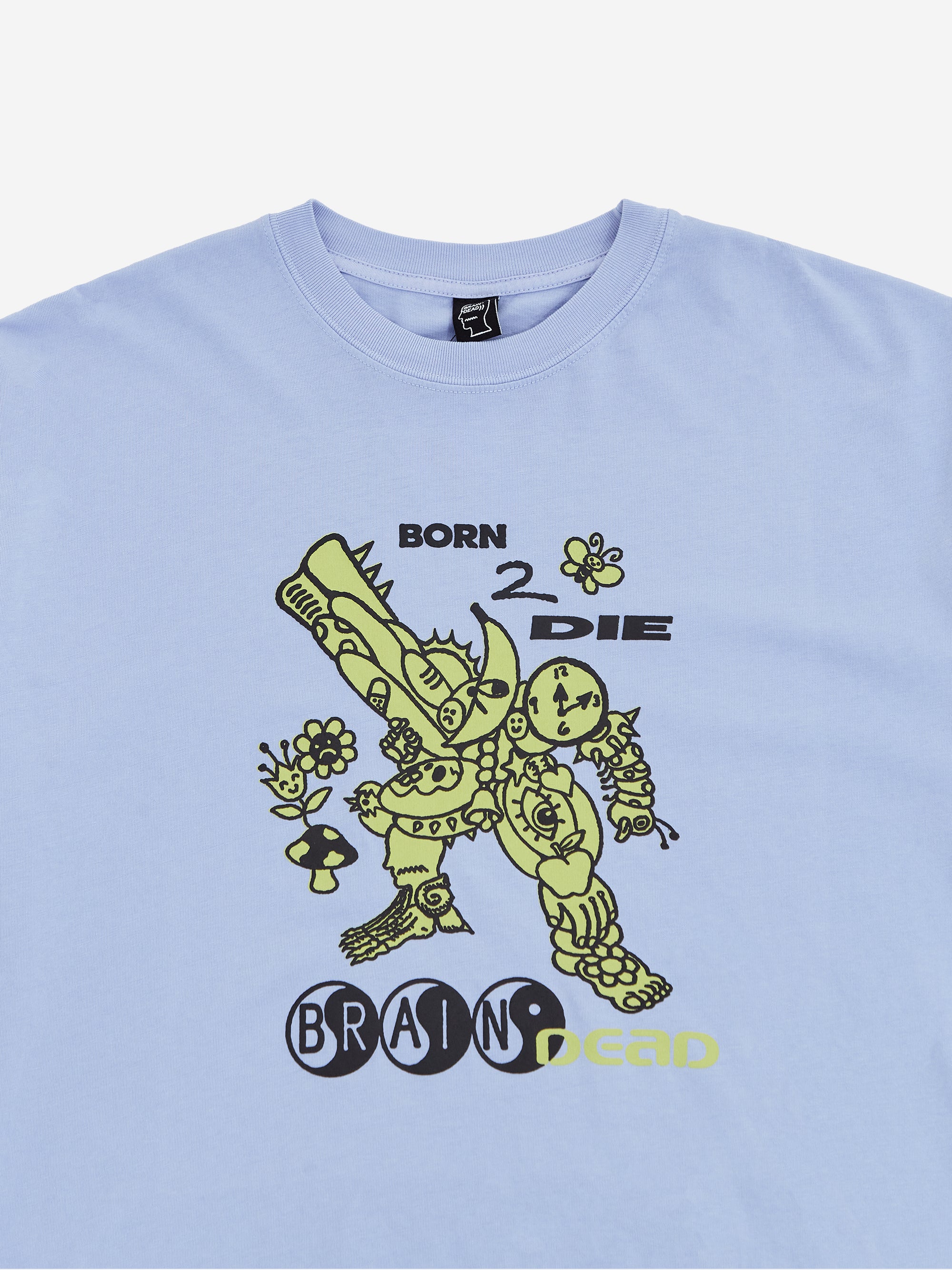 Brain Dead Born 2 Diet T-Shirt - Periwinkle - Image 2