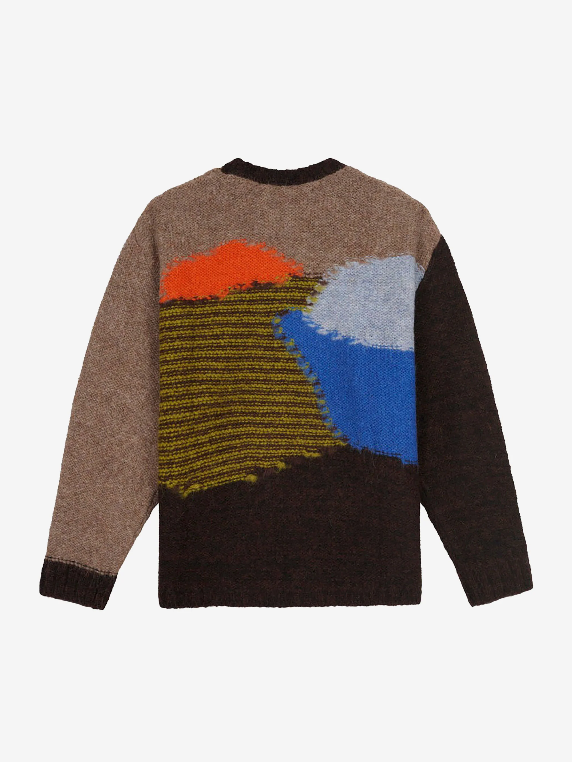 Brain Dead Boxy Knit Sweater W - Brown - Image 3