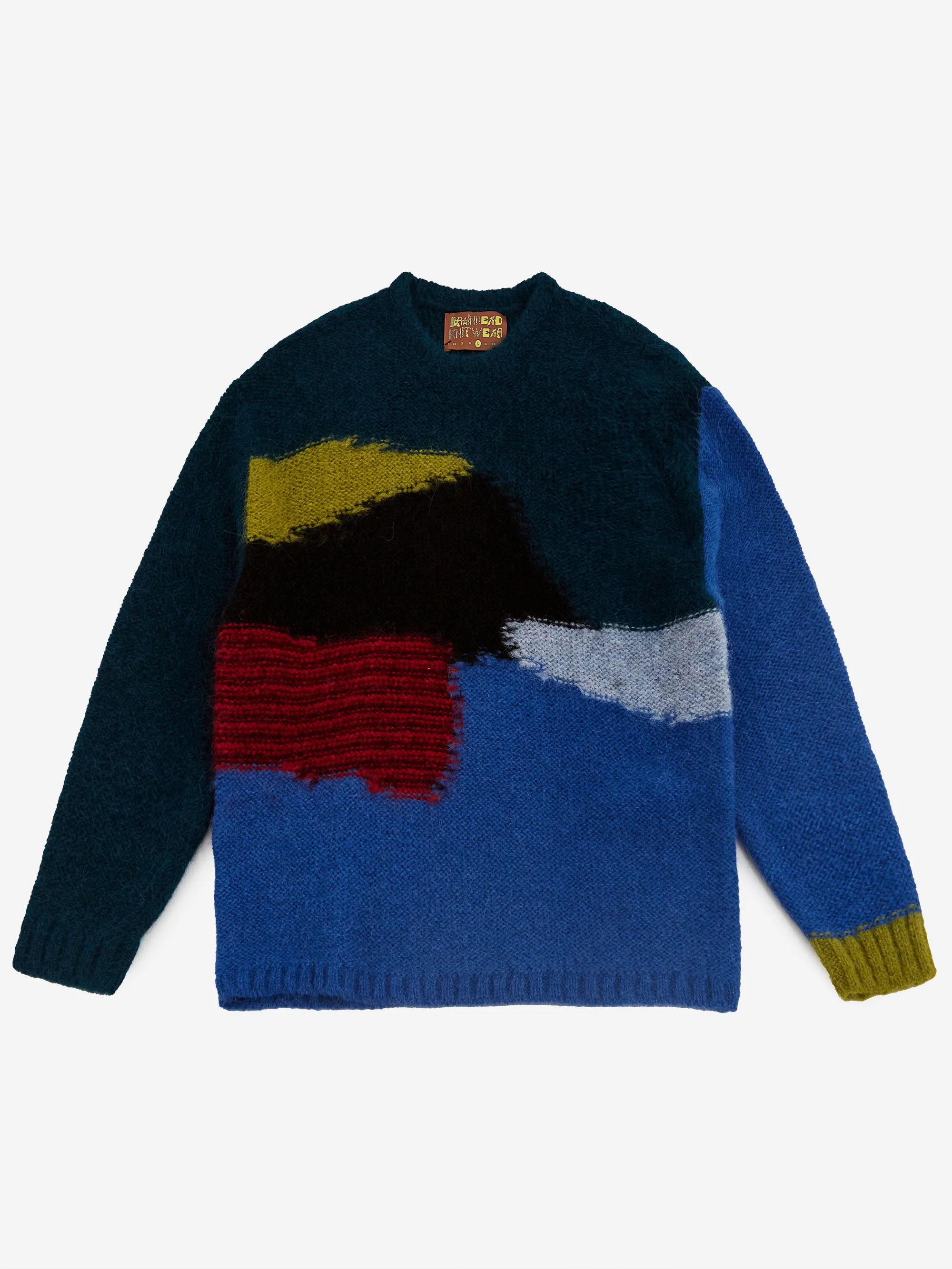 Brain Dead Boxy Knit Sweater - Blue