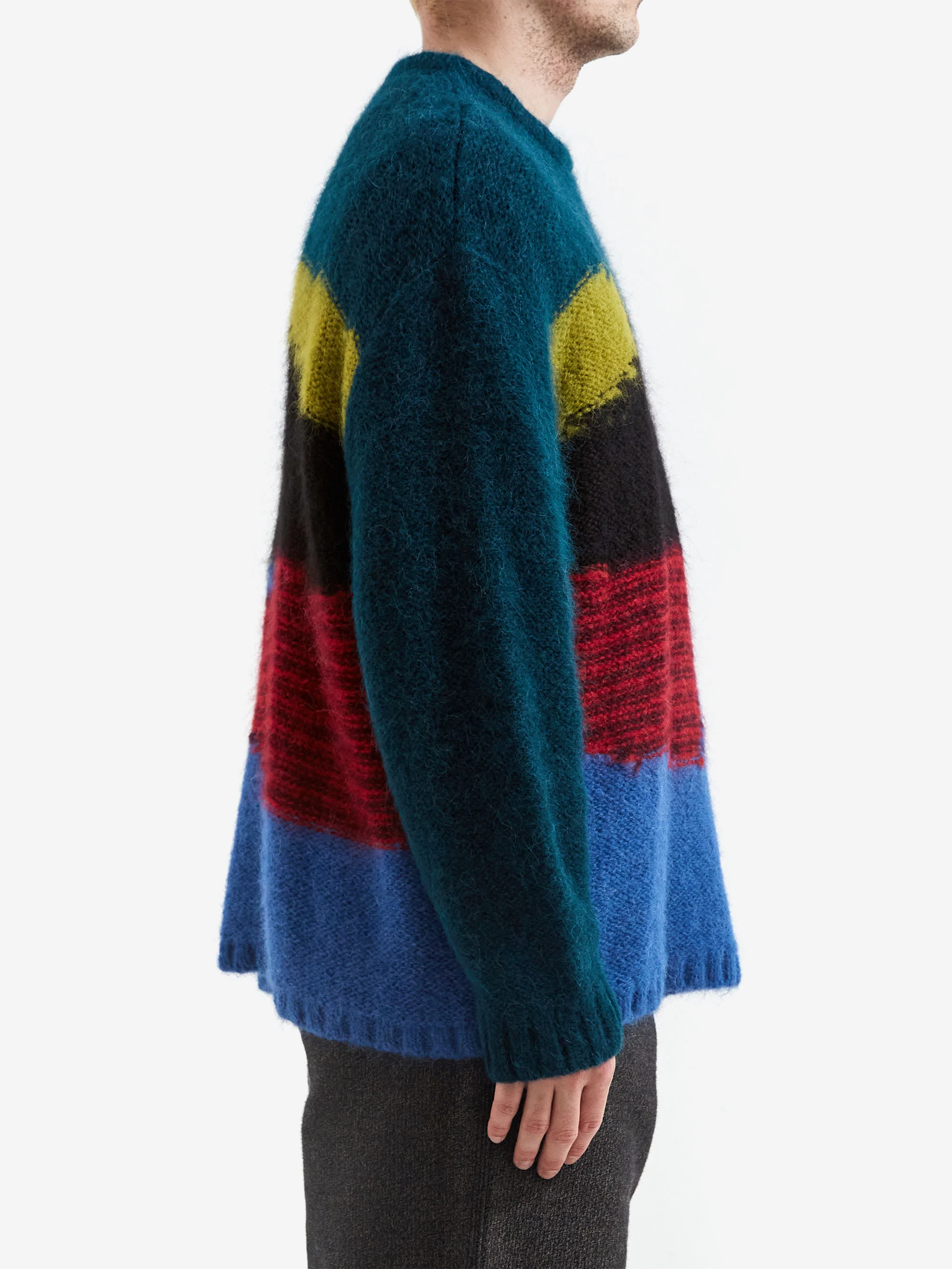 Brain Dead Boxy Knit Sweater - Blue - Image 5