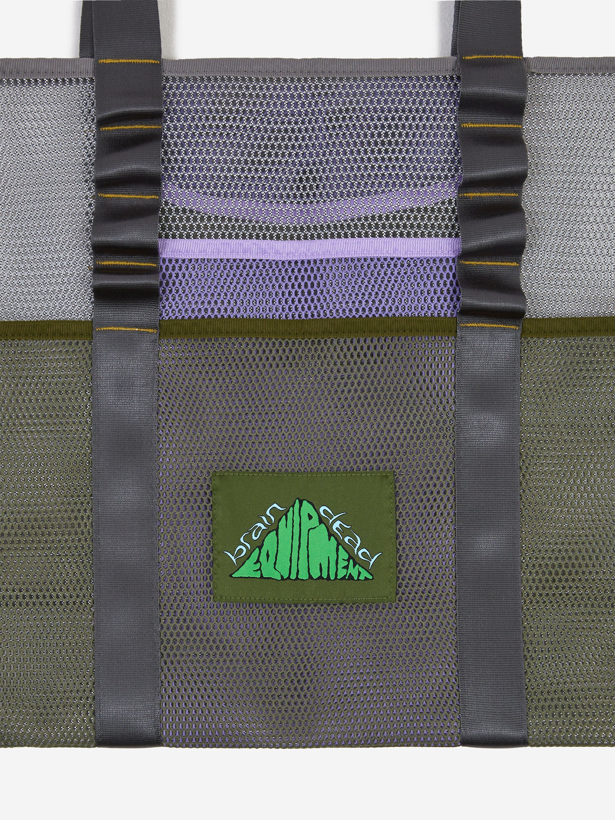 Brain Dead Brain Dead Equipment Mesh Tote - White Multi - Image 3