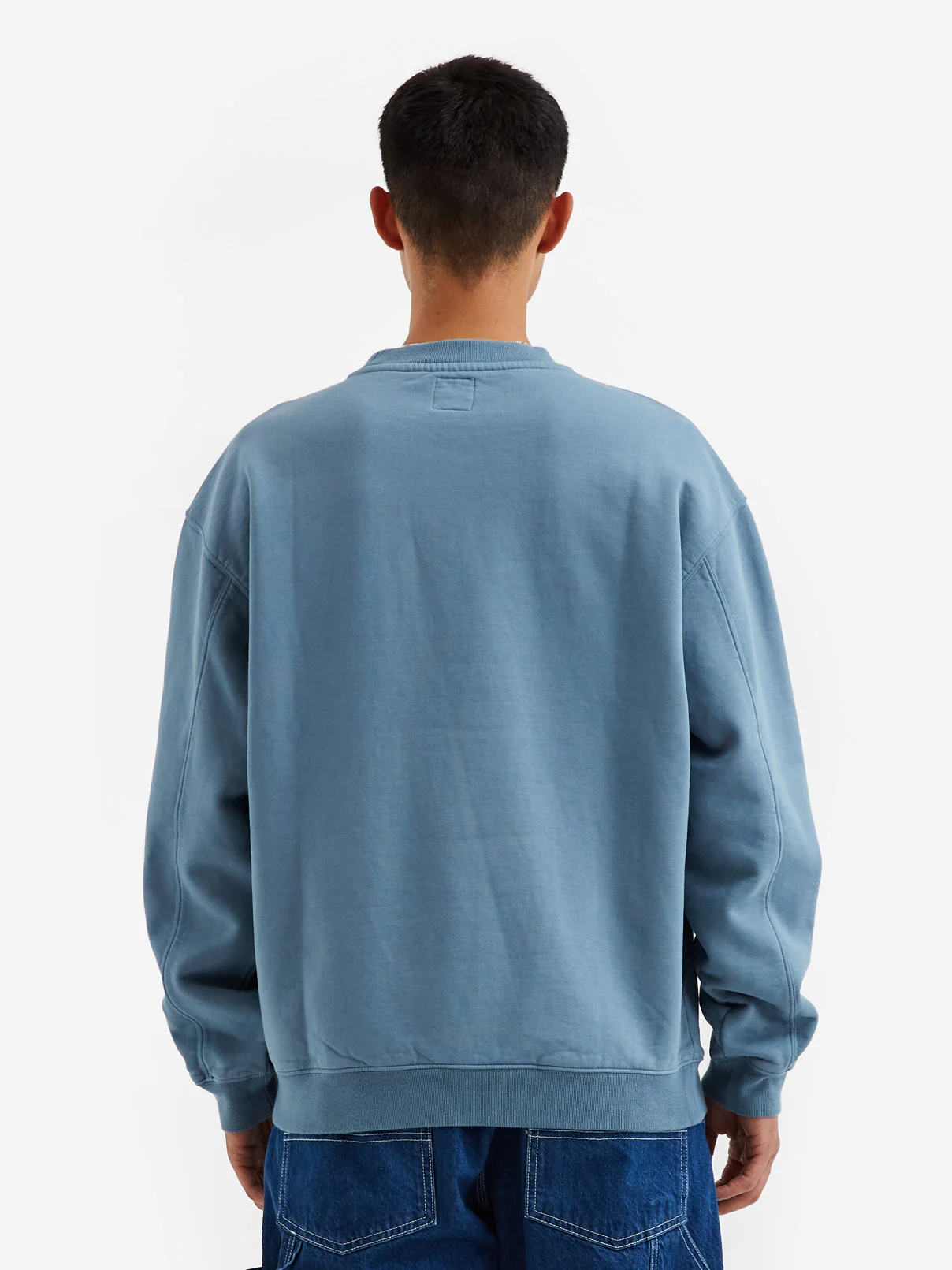 Brain Dead Computer Eyes Crewneck Sweatshirt - Light Blue - Image 6