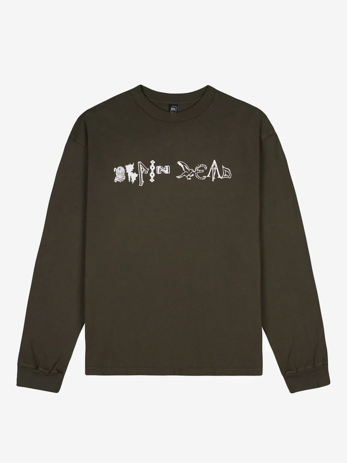 Brain Dead Earth Wisdom Long Sleeve Shirt W - Dark Green - Image 2