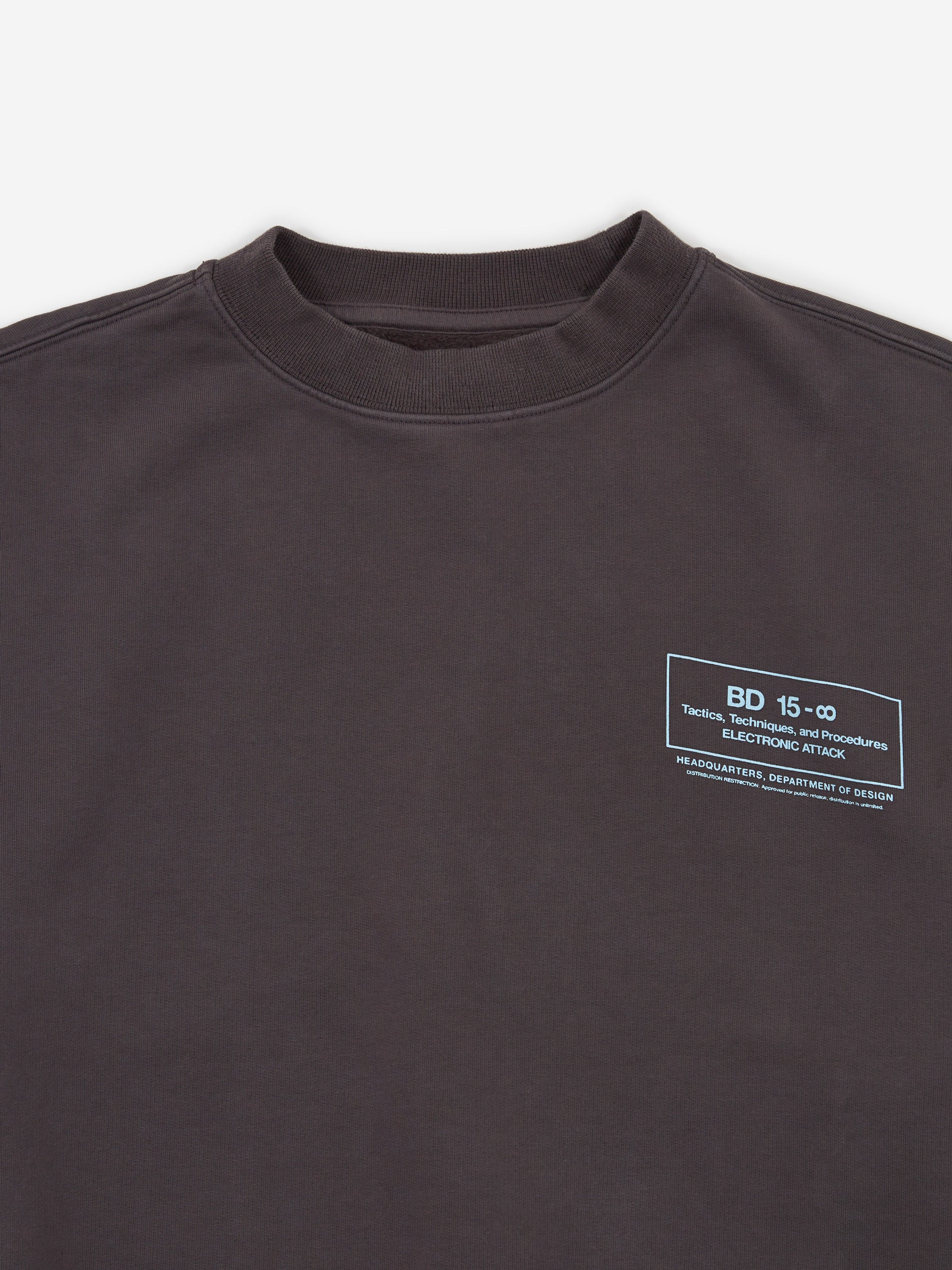 Brain Dead Electronic Attack Crewneck - Grey - Image 2