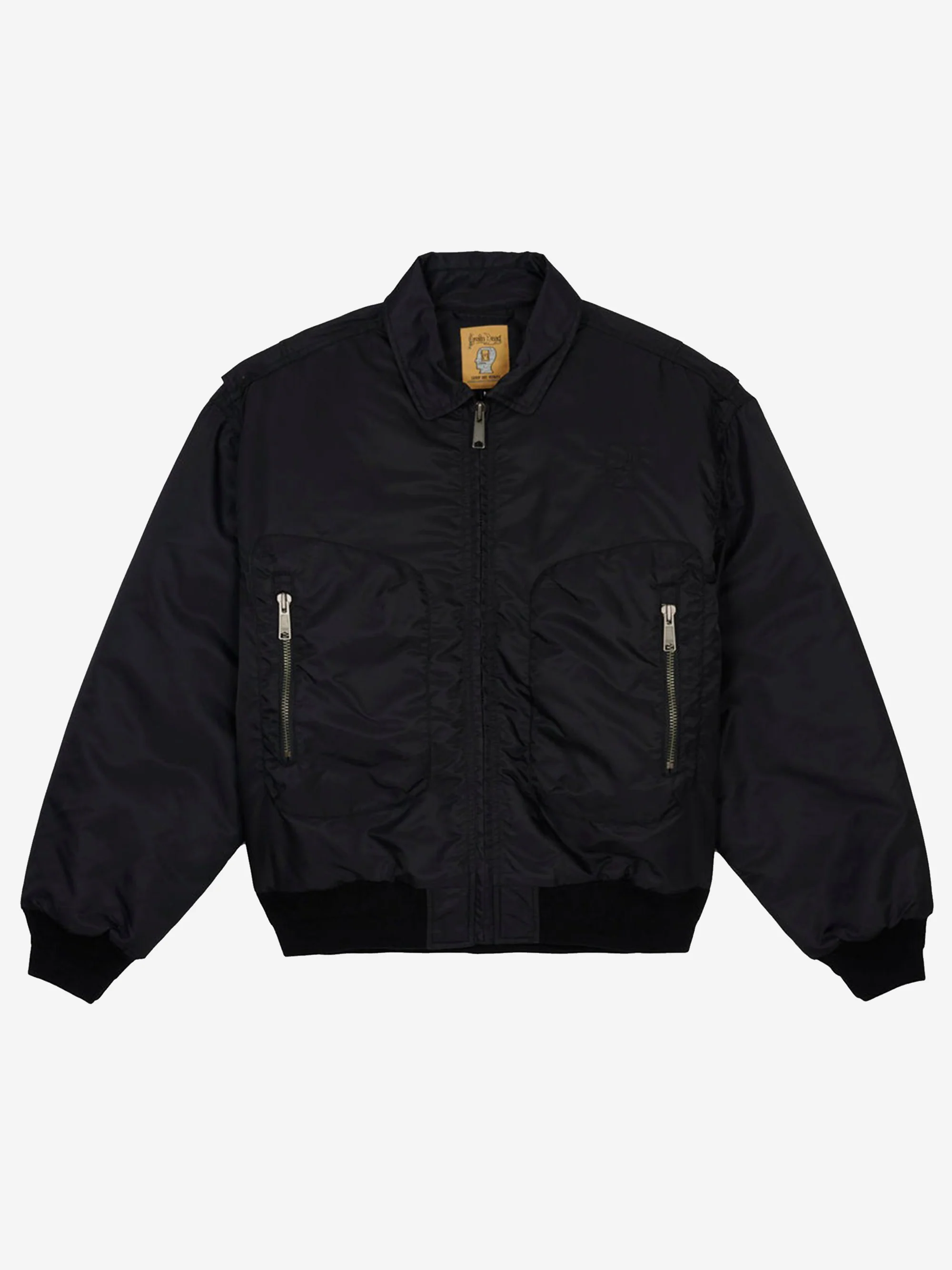 Brain Dead Embroidered 3D Flight Jacket W - Black - Image 5