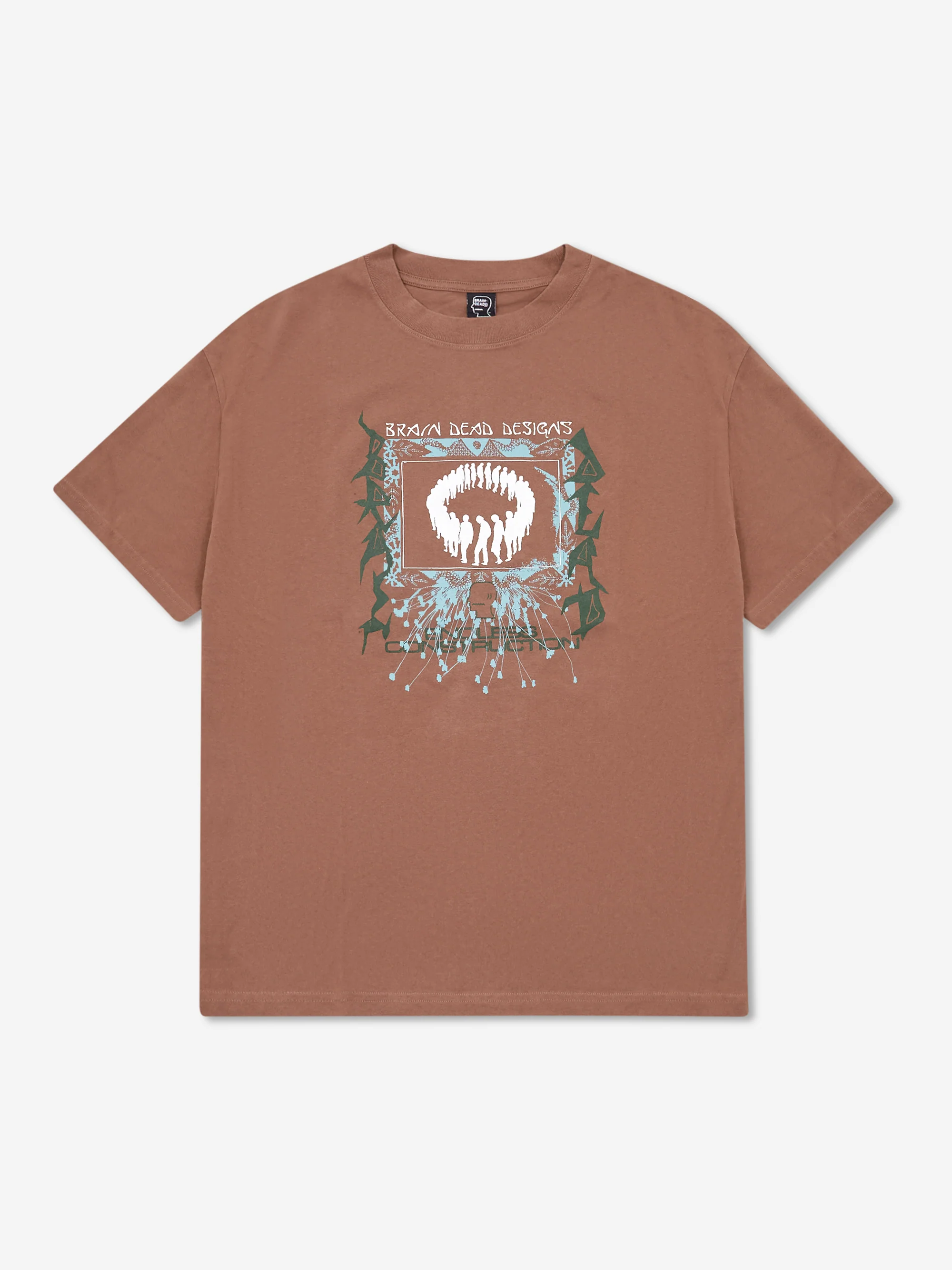 Brain Dead Endless Construction T-Shirt - Nutmeg