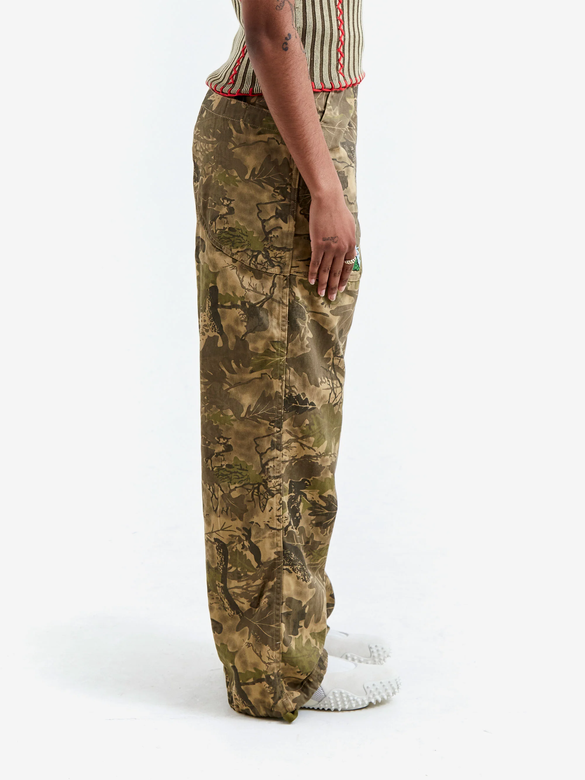 Brain Dead Equipment Fatigue Pant W -  Leaf Camo - Image 2