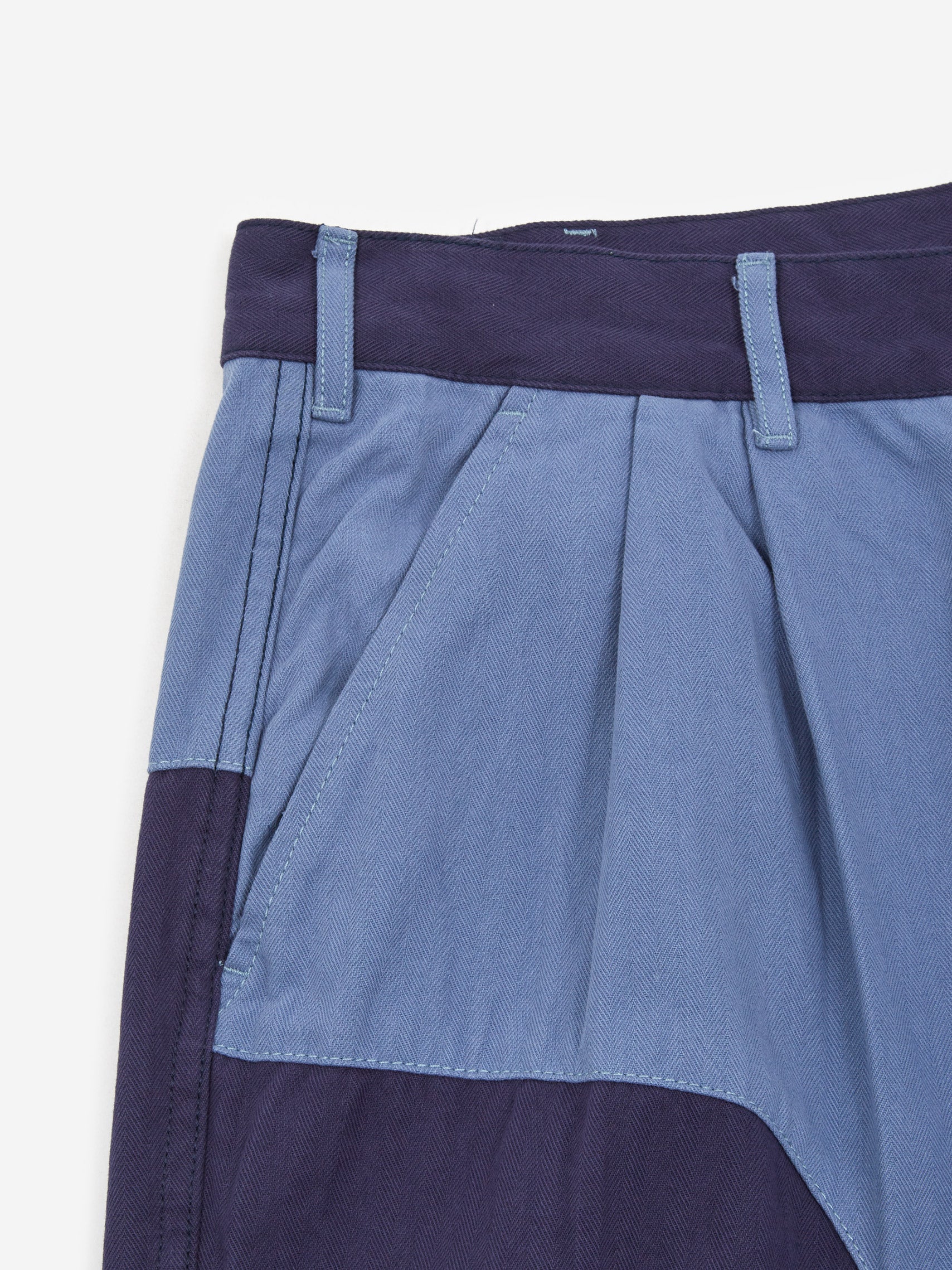 Brain Dead Goop Herringbone Trouser - Navy - Image 4
