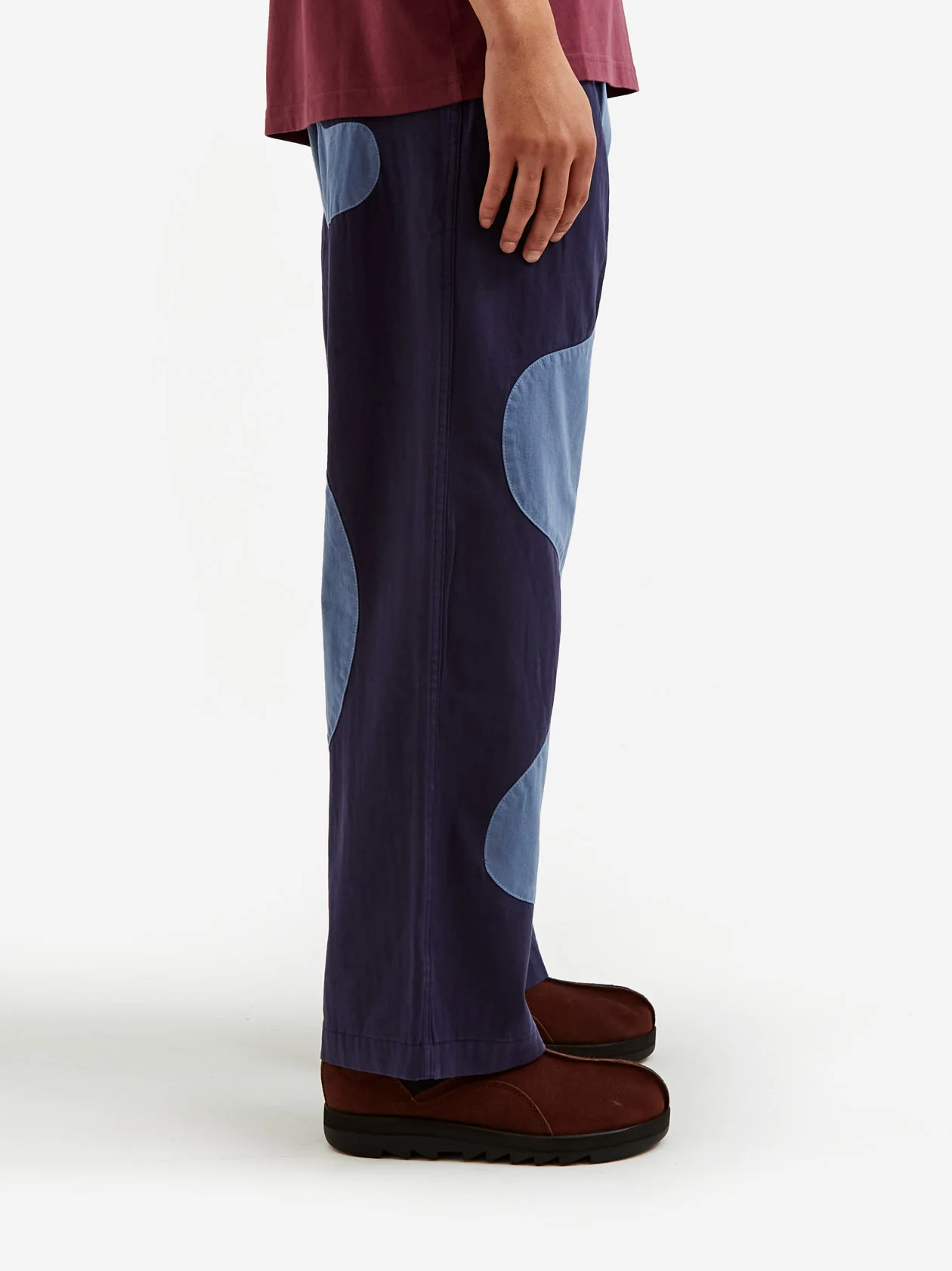 Brain Dead Goop Herringbone Trouser - Navy - Image 8