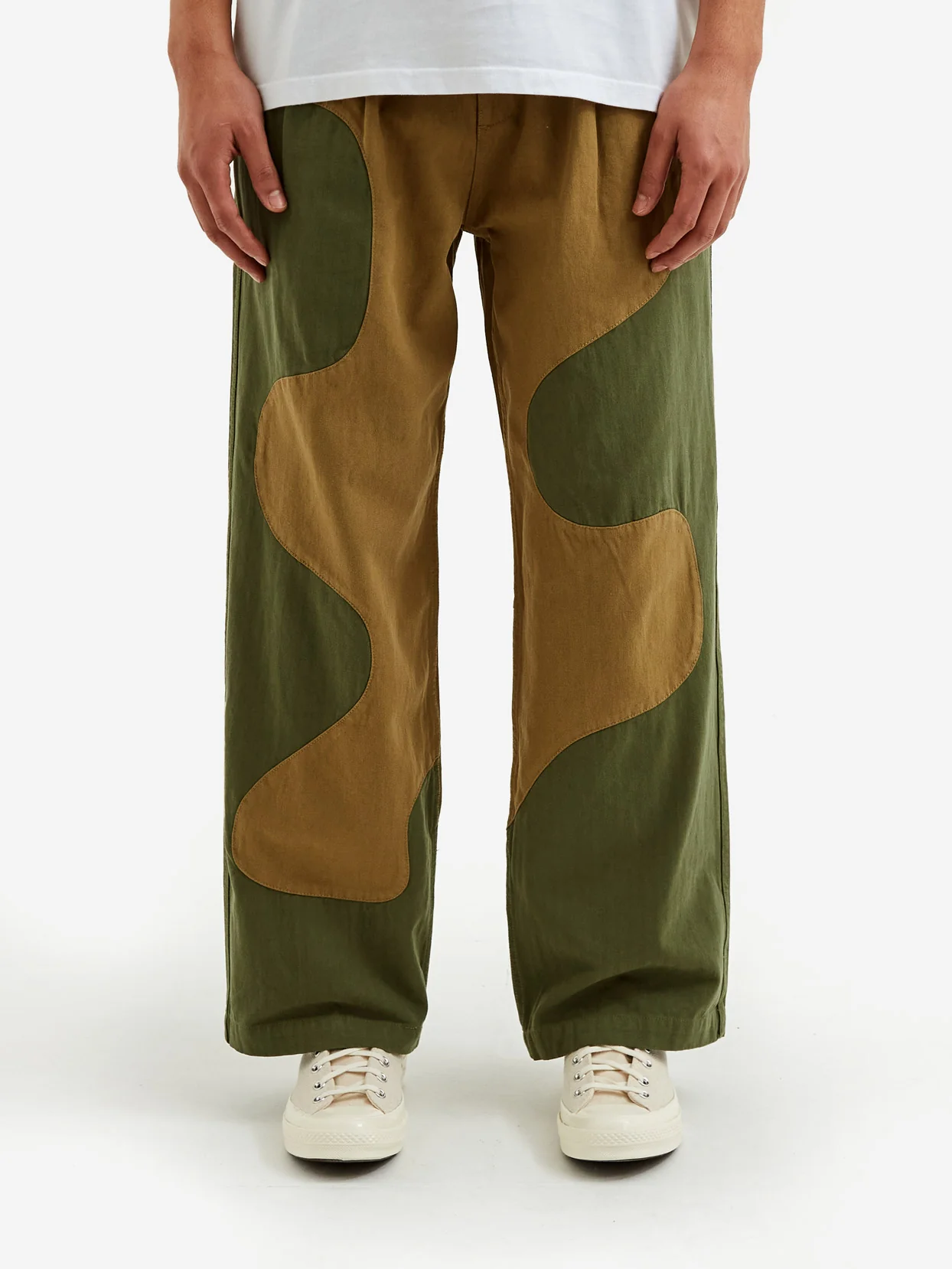 Brain Dead Goop Herringbone Trouser - Olive - Image 7